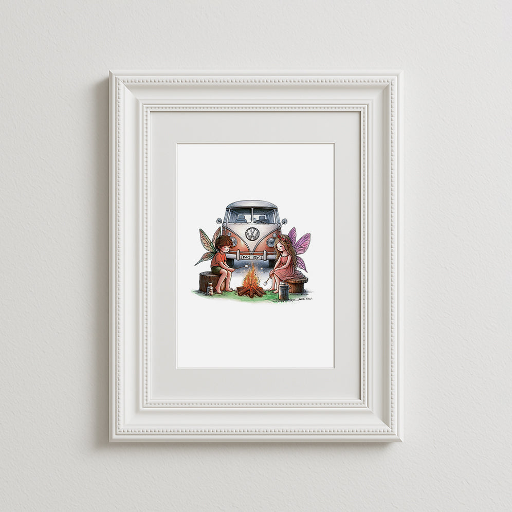 Campfire Art Print