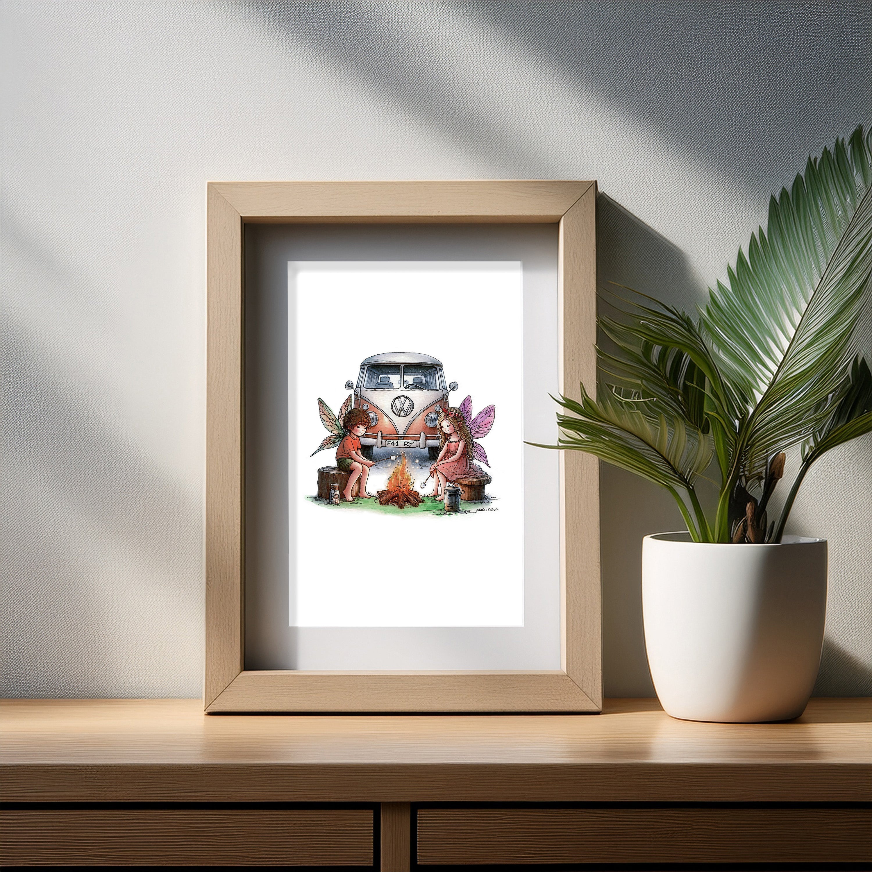 Campfire Art Print