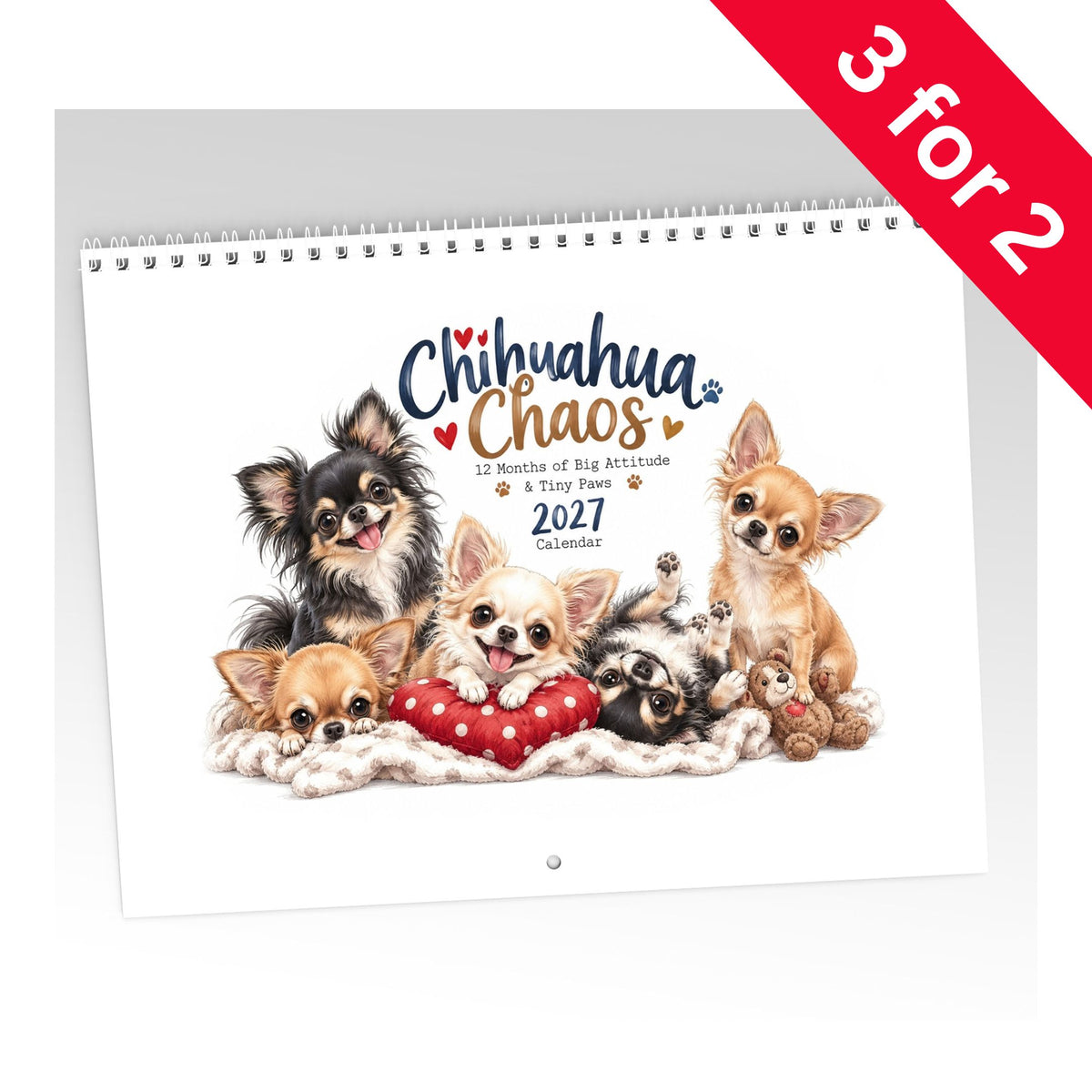 Chihuahua Chaos Calendar Limited Release