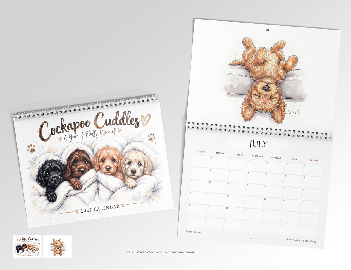 Cockapoo Cuddles Calendar Limited Release