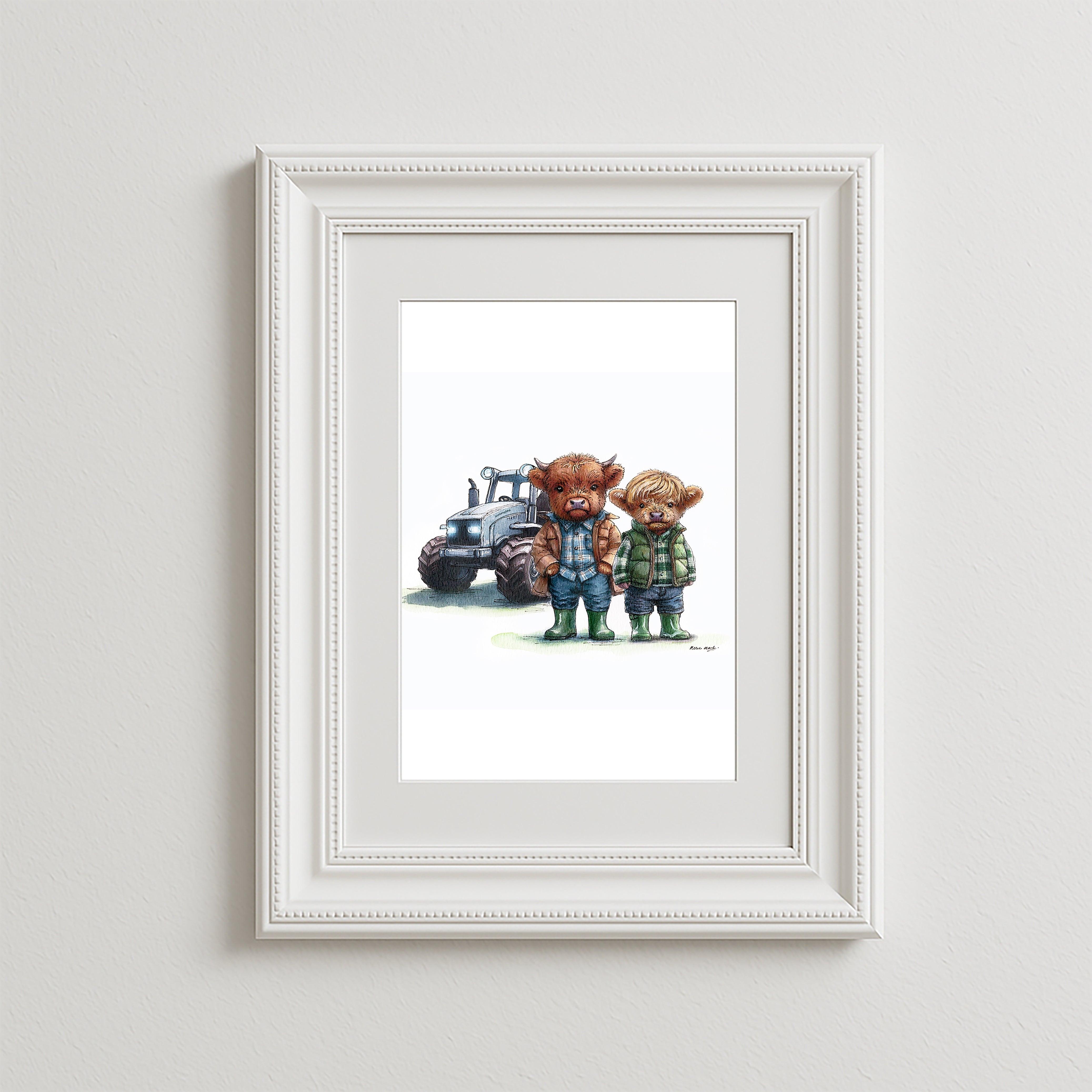 Coo-Larks on the Farm Art Print