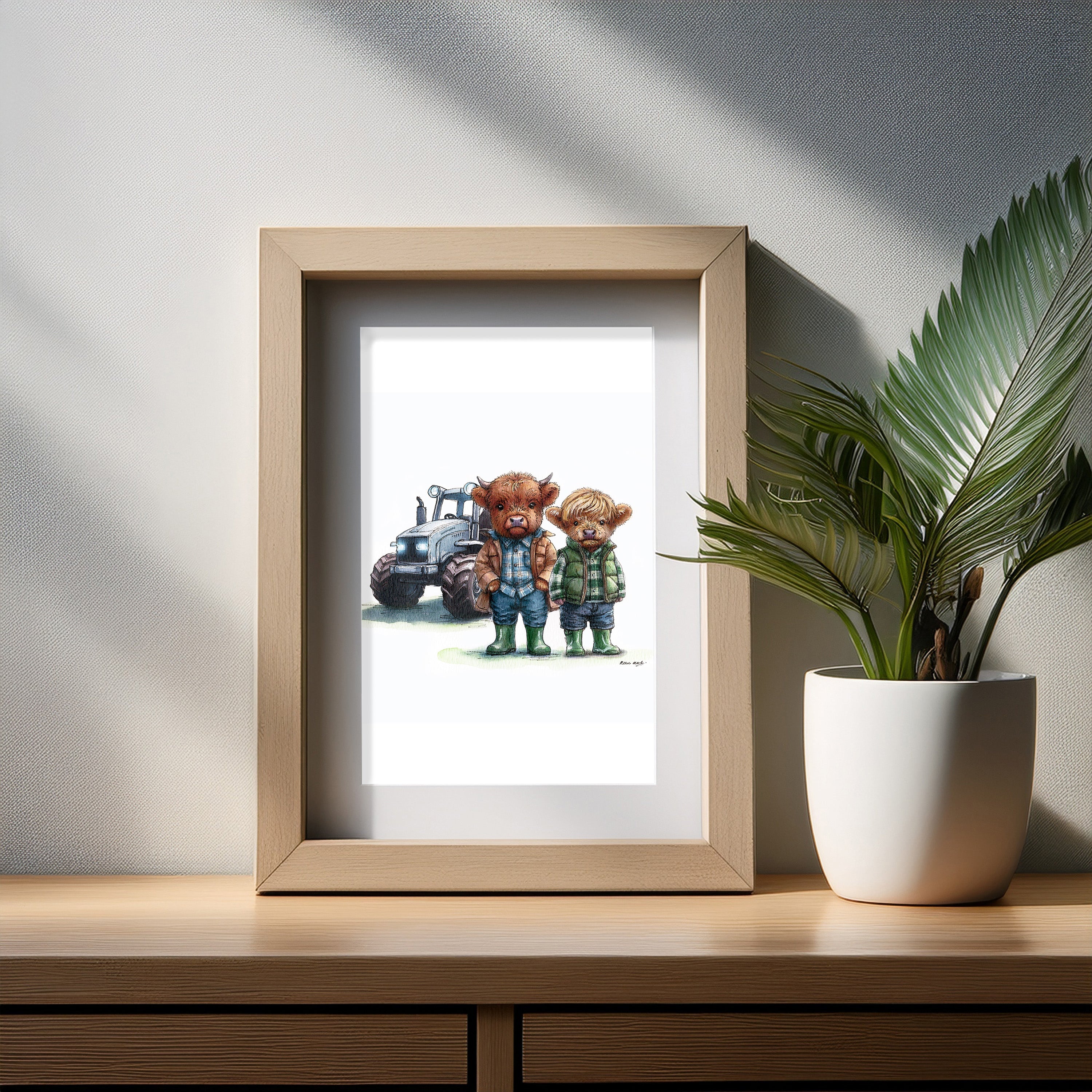 Coo-Larks on the Farm Art Print