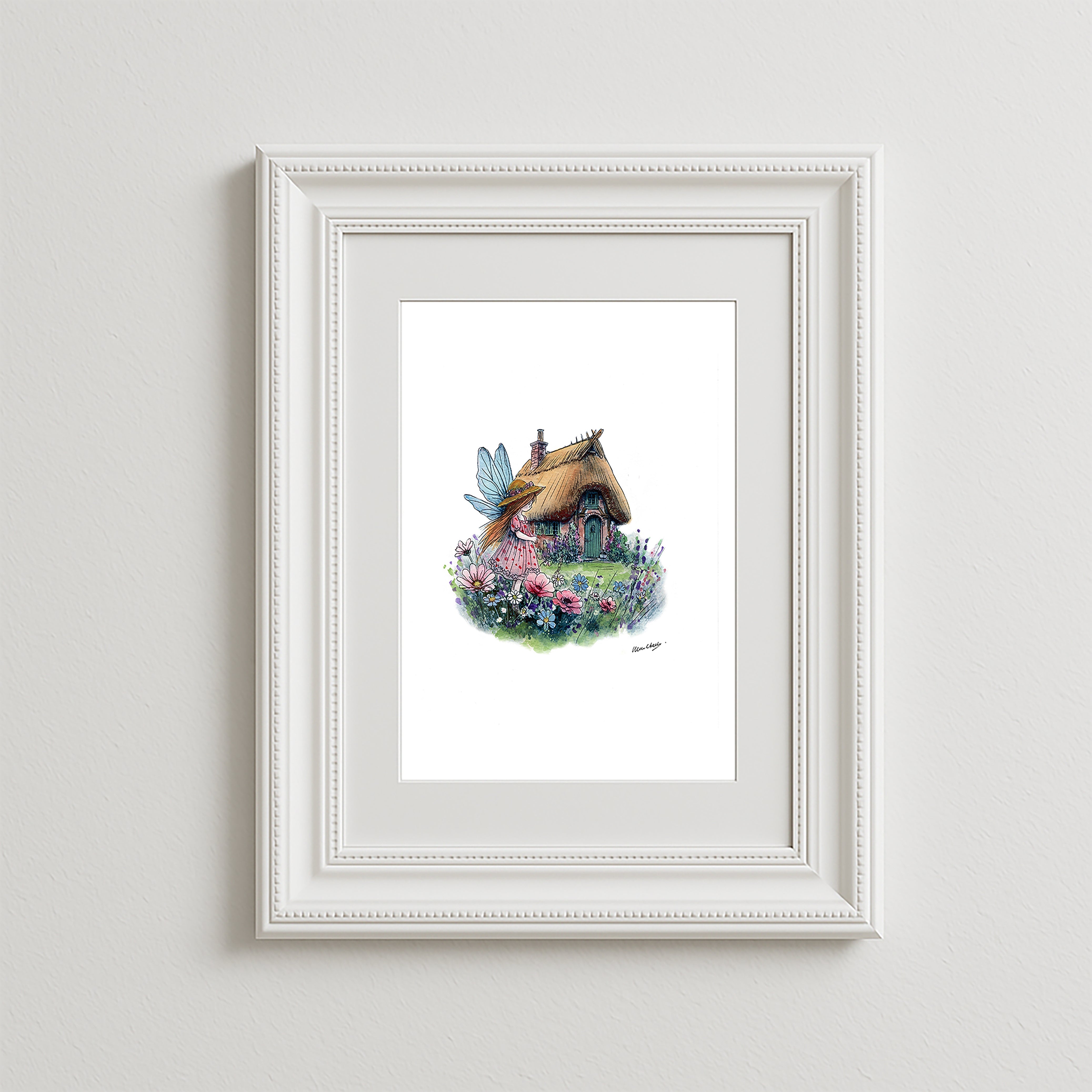 Cottage Garden Fairy Art Print