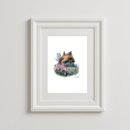 Cottage Garden Fairy Art Print