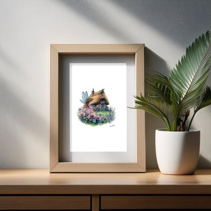 Cottage Garden Fairy Art Print