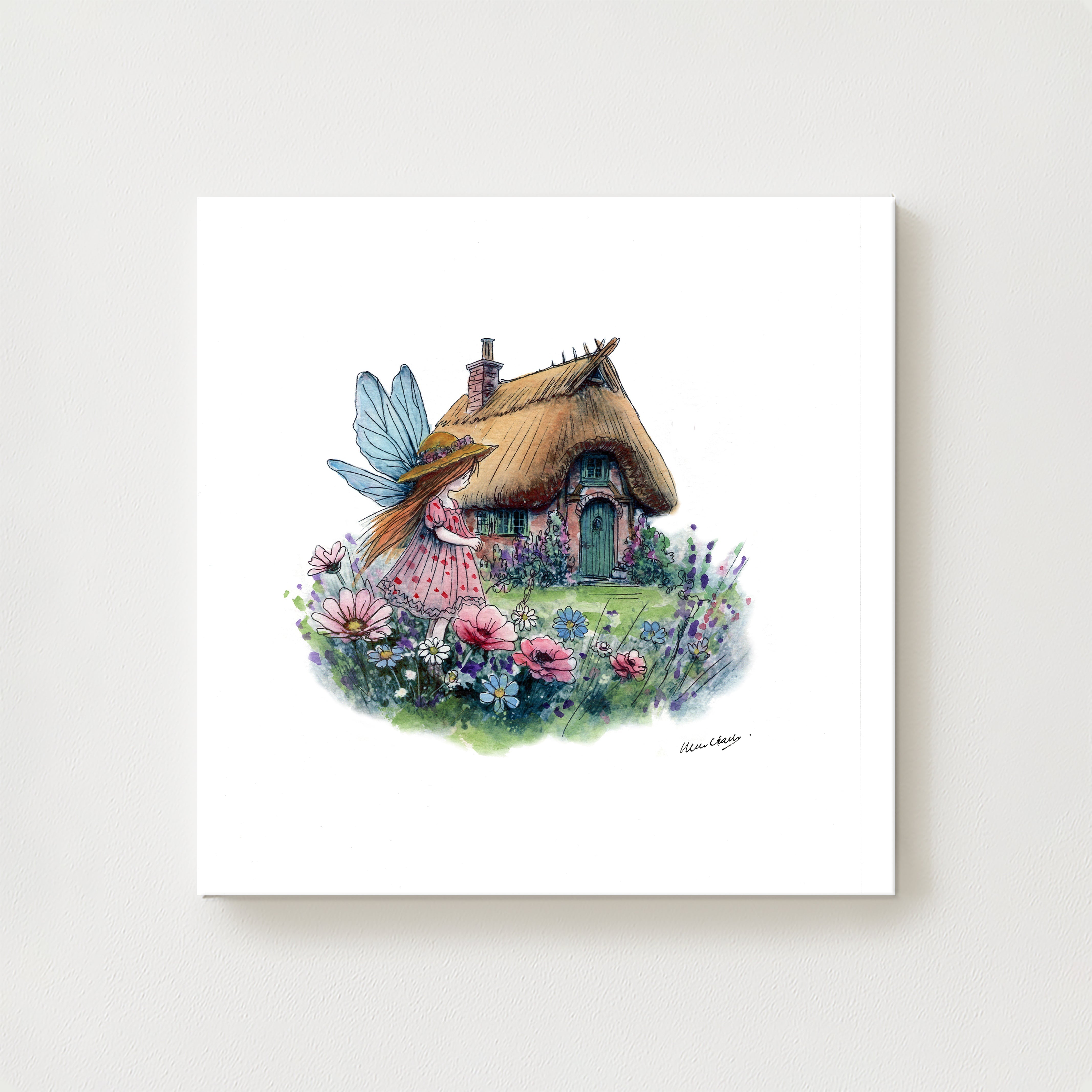 Cottage Garden Fairy Canvas