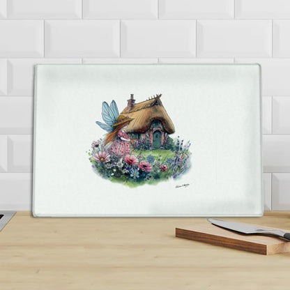 Cottage Garden Fairy Chopping Board