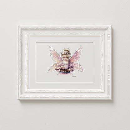 Crafting Chocolate Maker Fairy Art Print