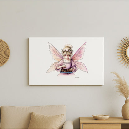 Crafting Chocolate Maker Fairy Canvas