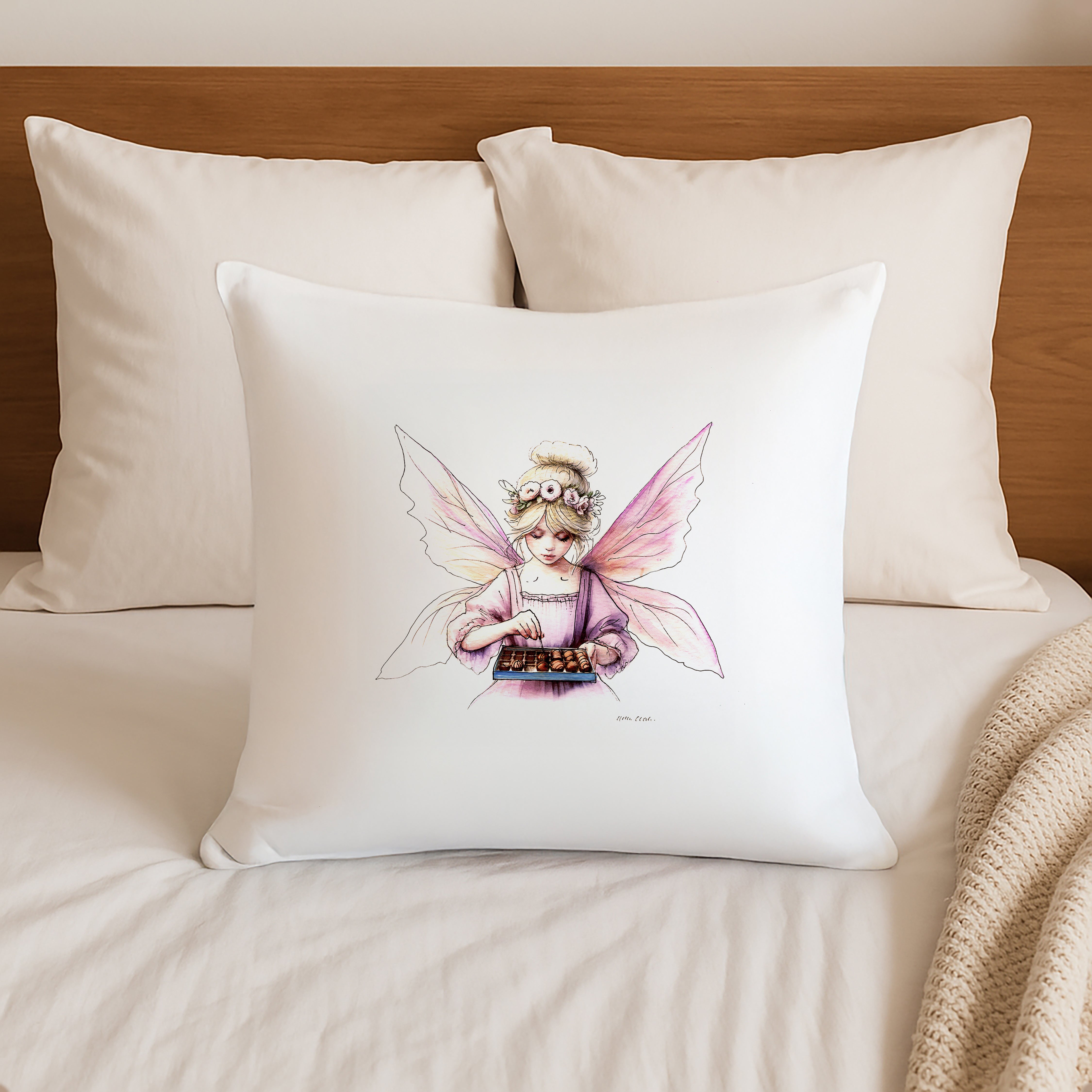 Crafting Chocolate Maker Fairy Cushion