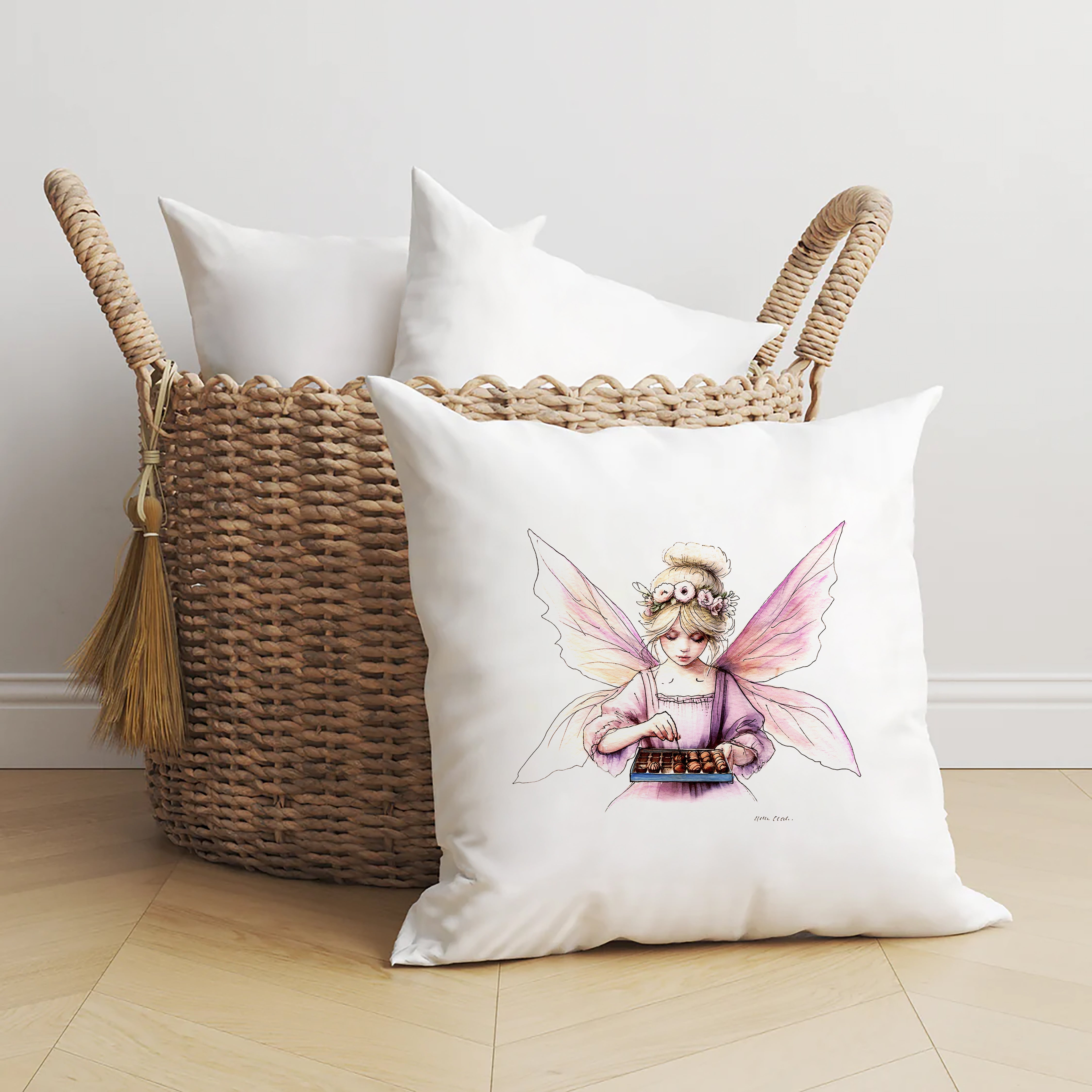 Crafting Chocolate Maker Fairy Cushion