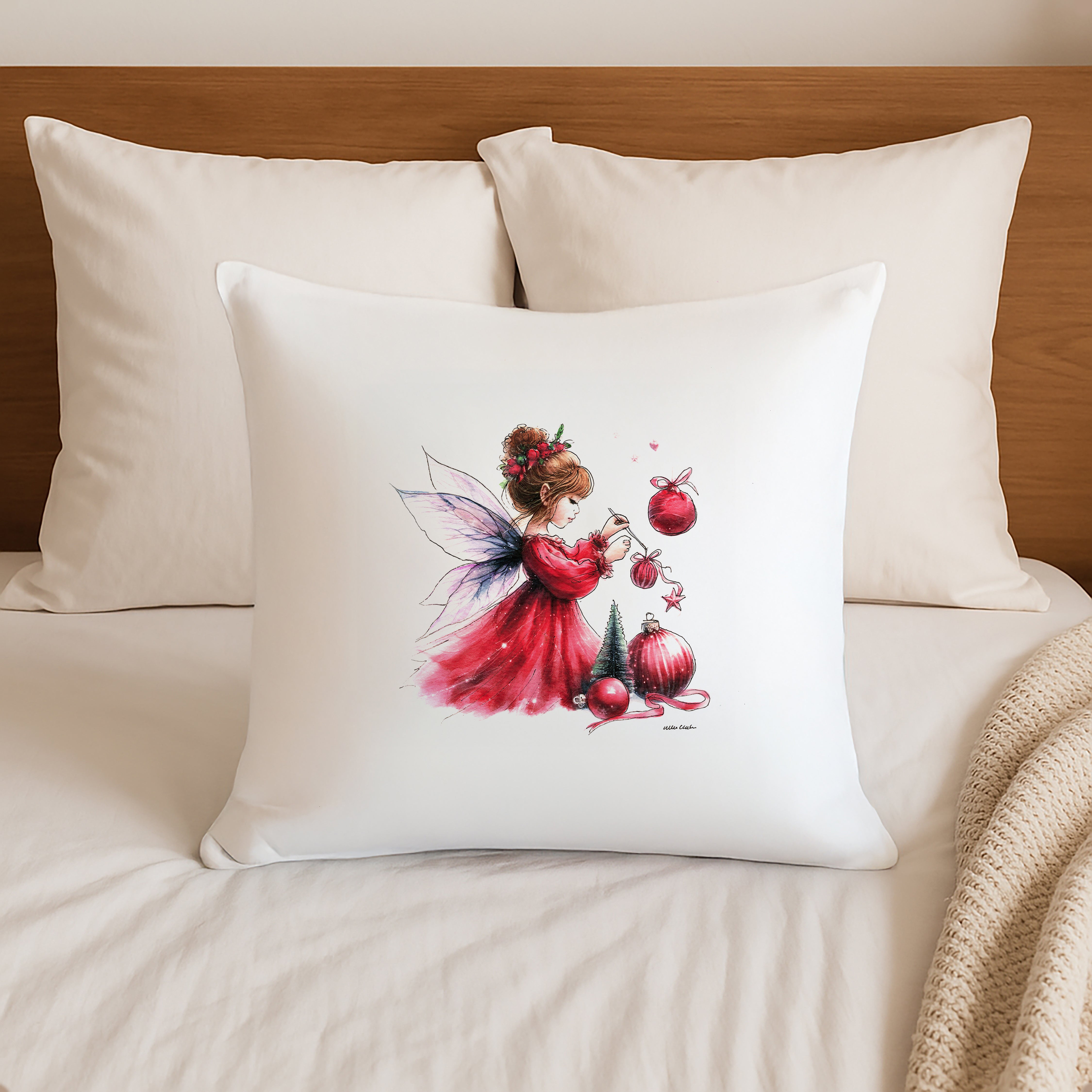 Crafting Christmas Fairy Cushion