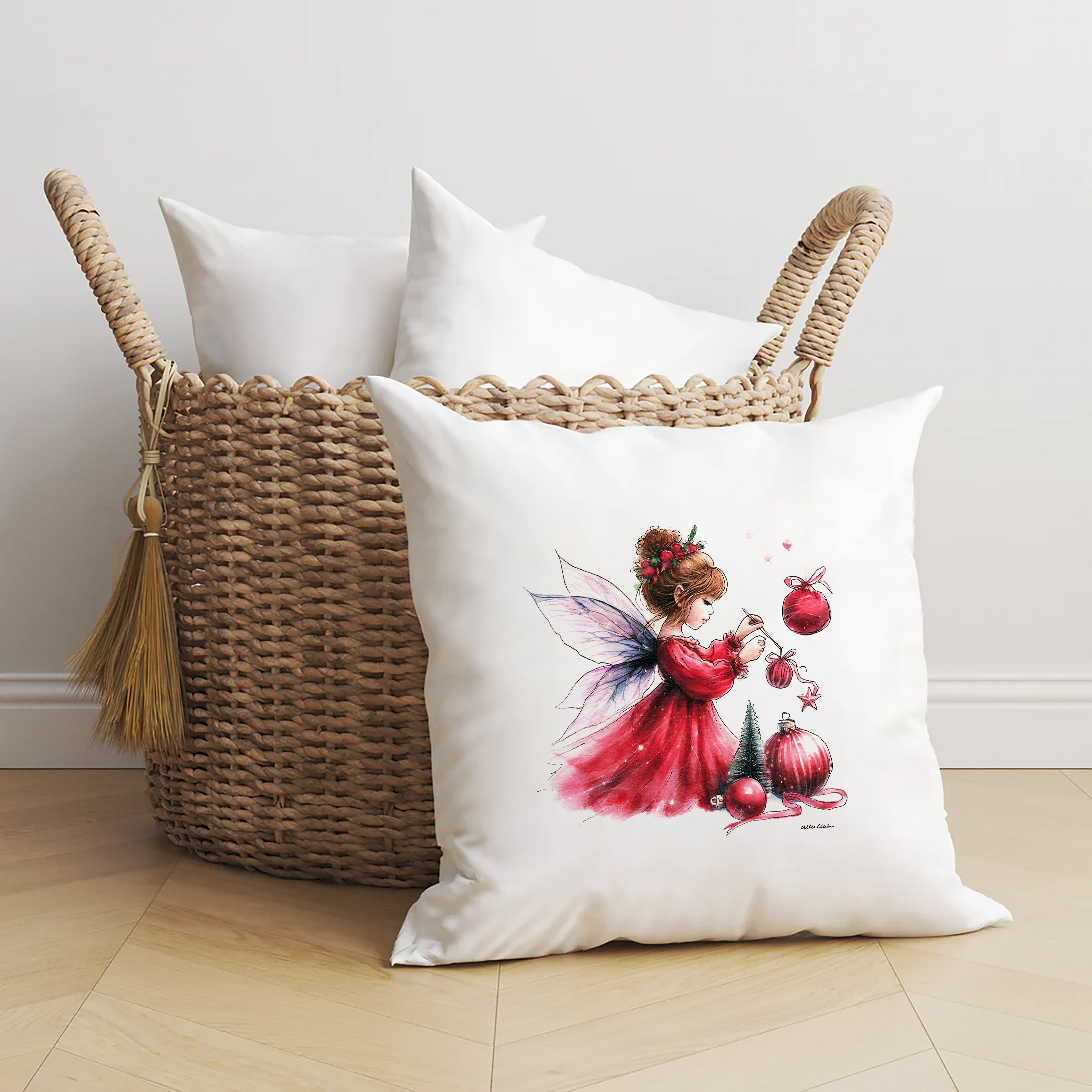 Crafting Christmas Fairy Cushion