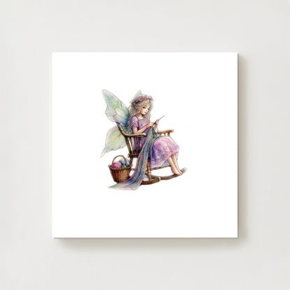 Crafting Crochet Fairy Canvas