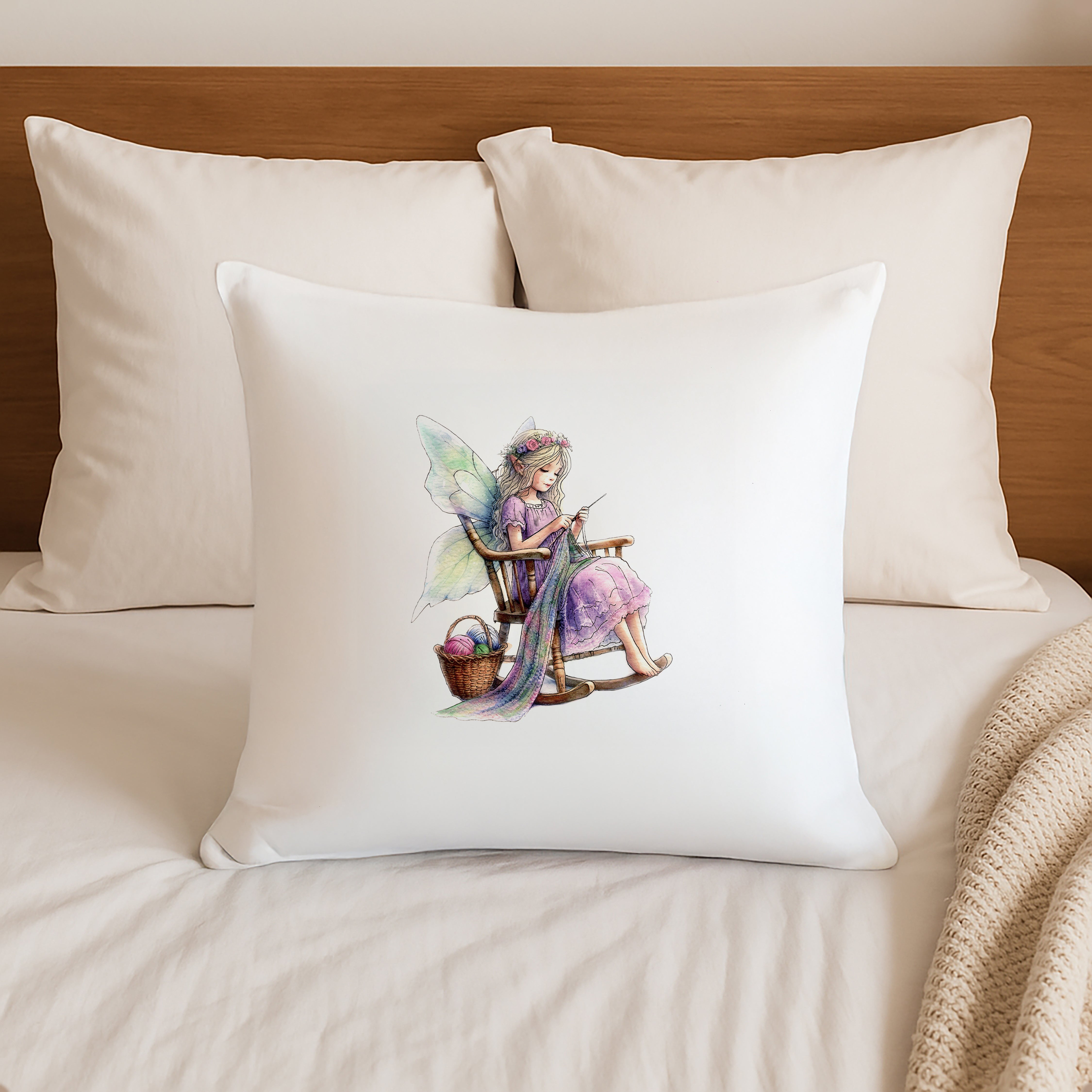 Crafting Crochet Fairy Cushion