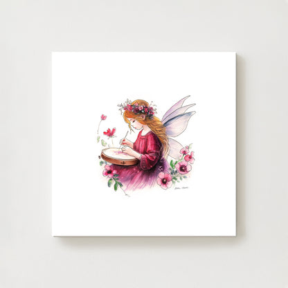 Crafting Embroidery Fairy Canvas