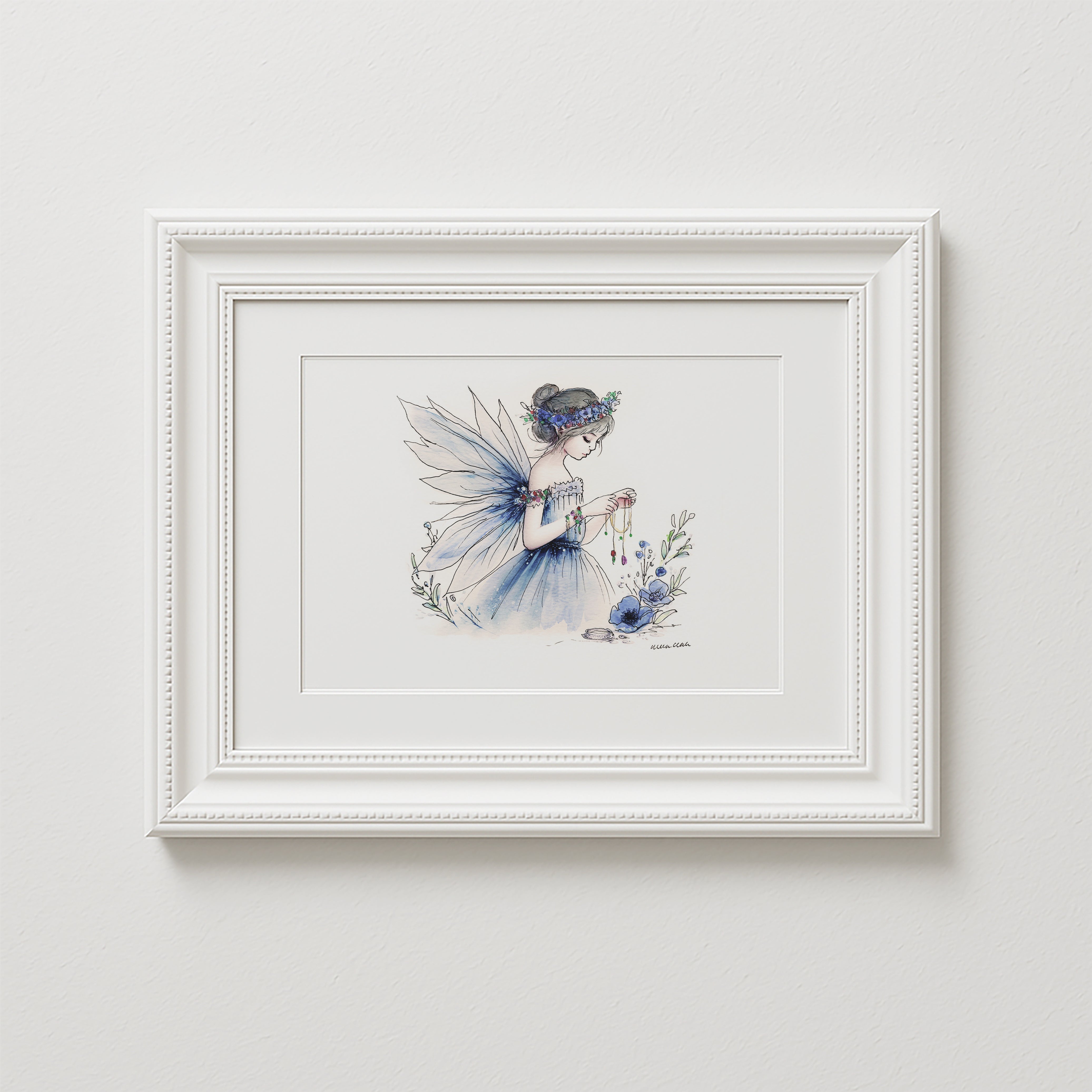 Crafting Jewellery Making Fairy Art Print