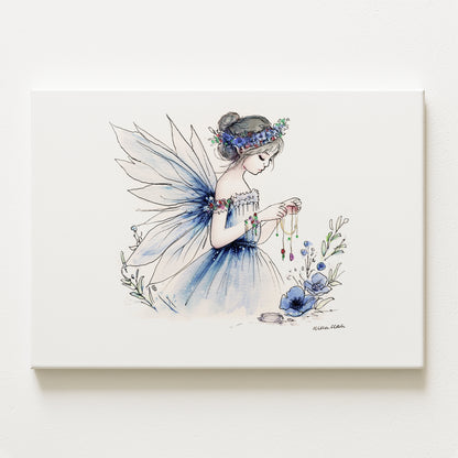 Crafting Jewellery Making Fairy Canvas