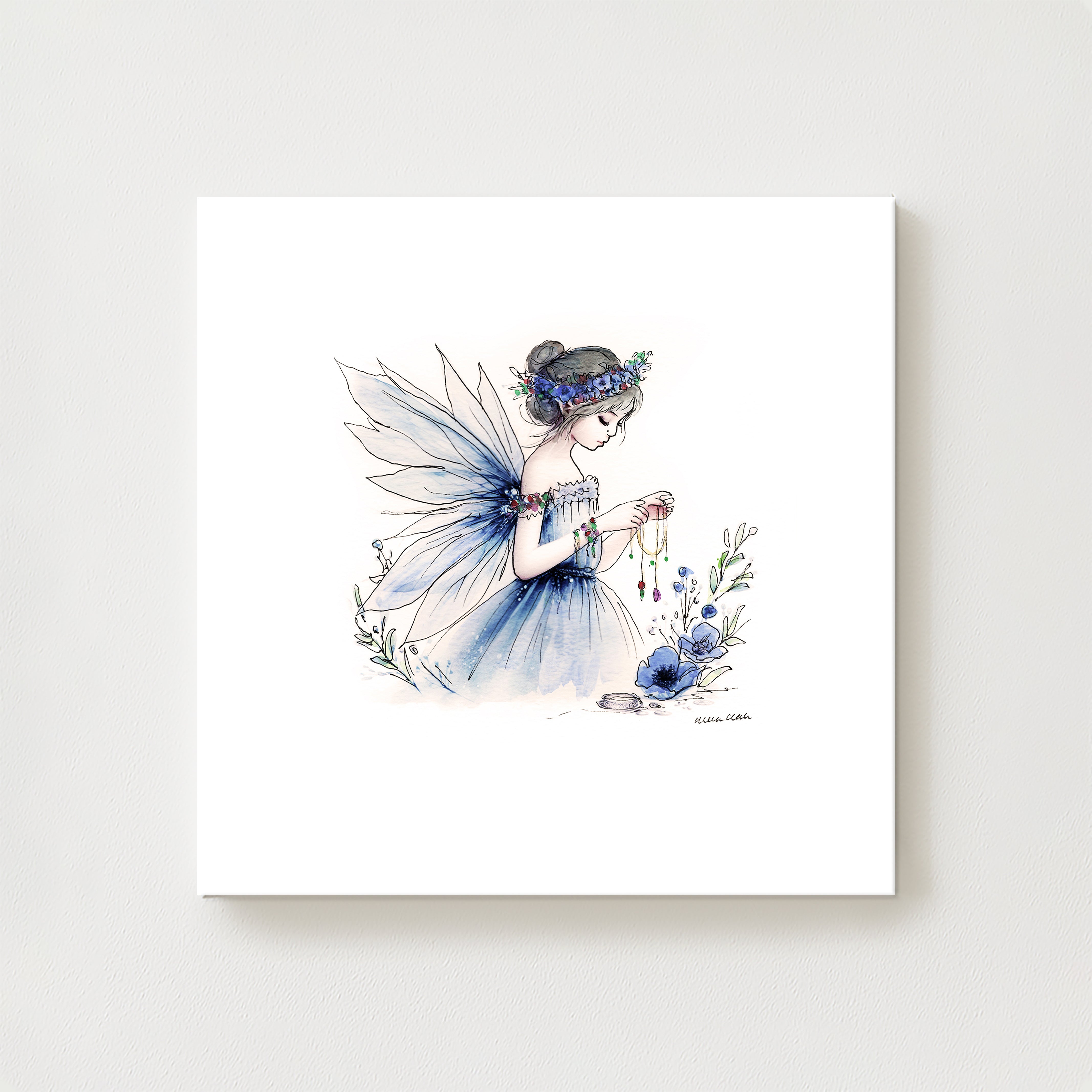 Crafting Jewellery Making Fairy Canvas