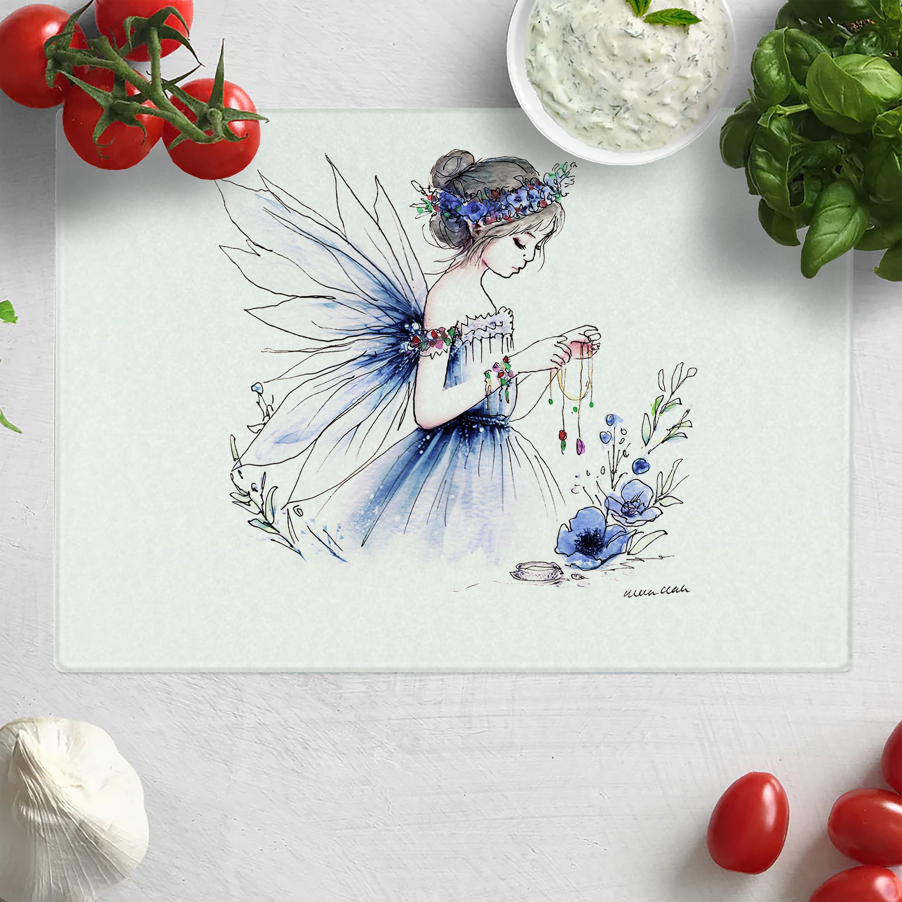 Crafting Jewellery Making Fairy Chopping Board