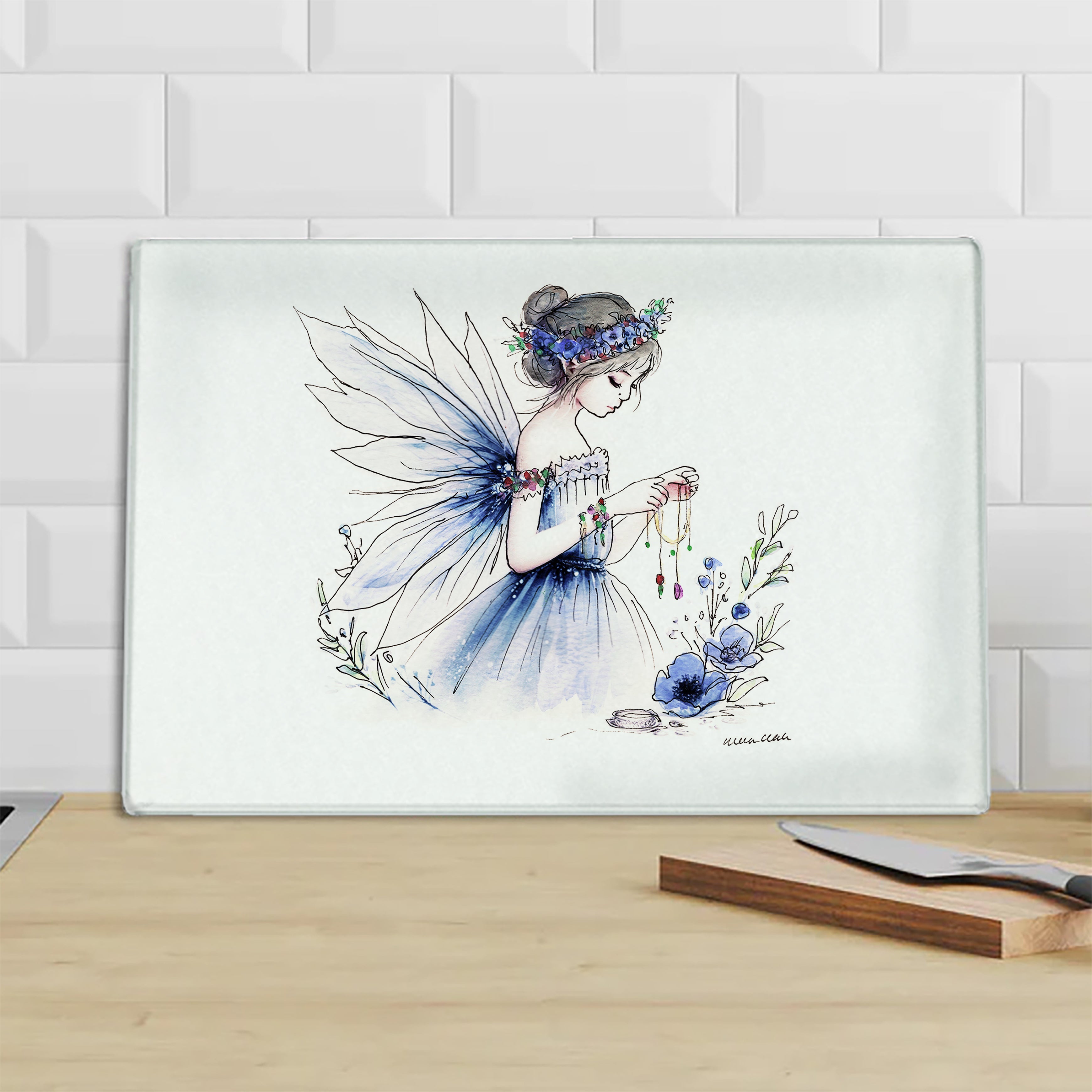 Crafting Jewellery Making Fairy Chopping Board