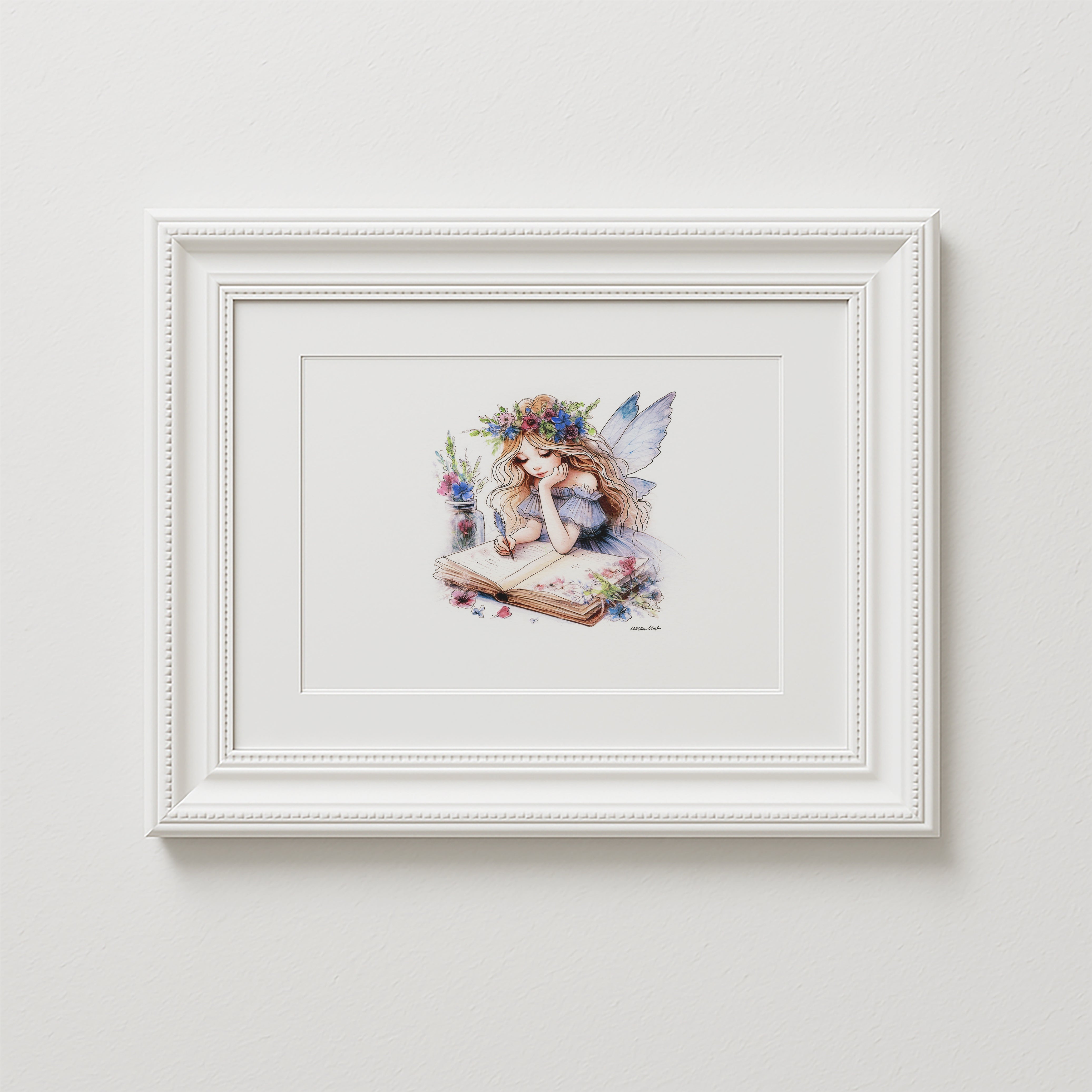 Crafting Journalling Fairy Art Print