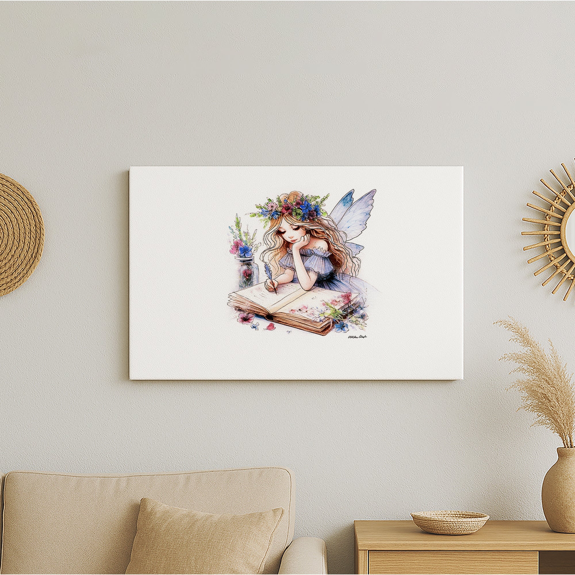 Crafting Journalling Fairy Canvas
