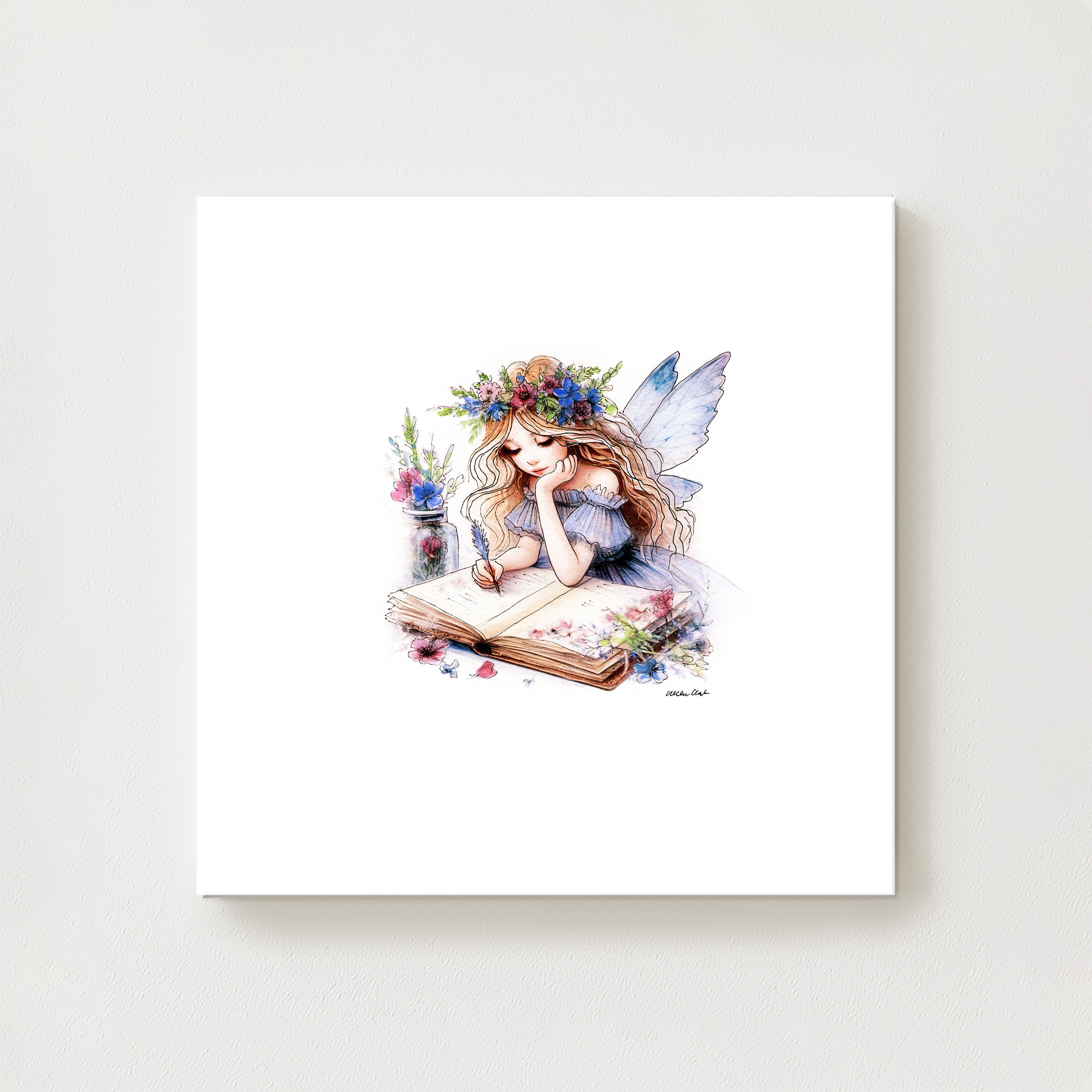 Crafting Journalling Fairy Canvas