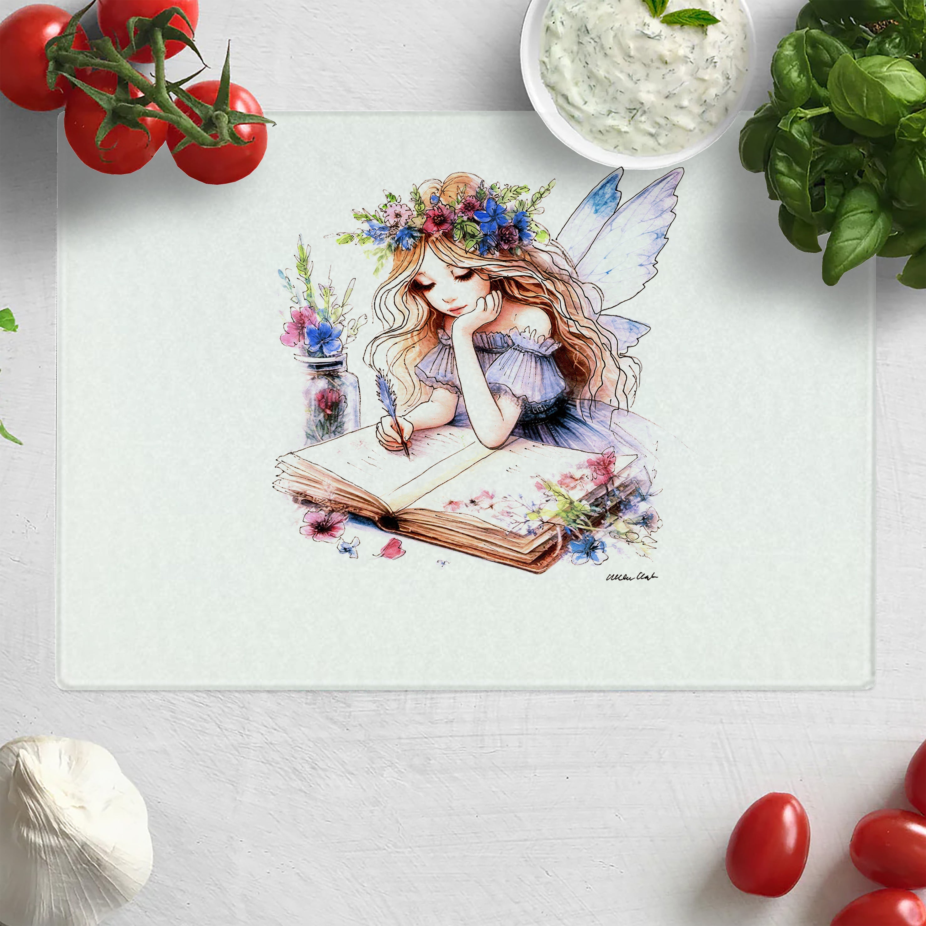 Crafting Journalling Fairy Chopping Board