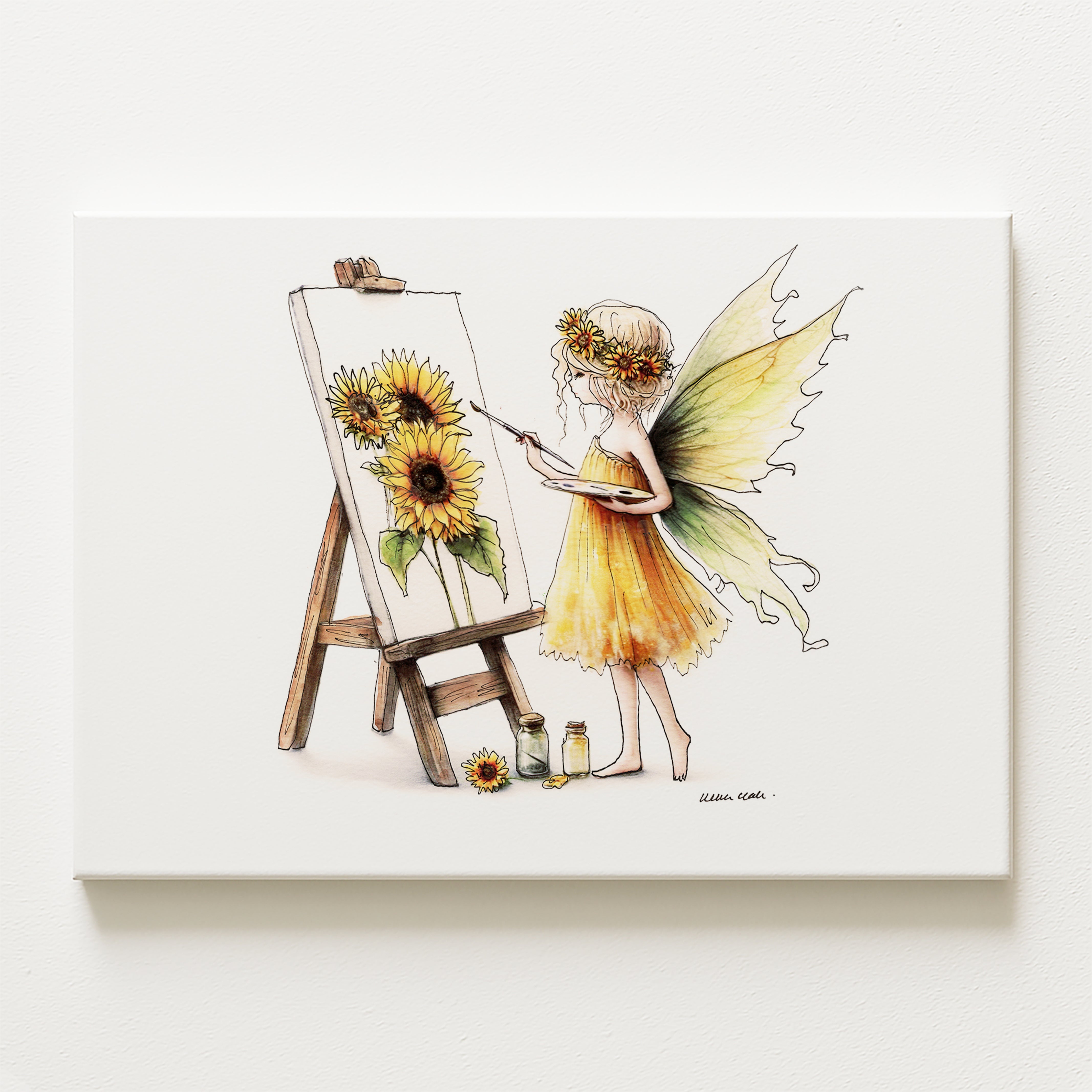 Crafting Painting Fairy Canvas