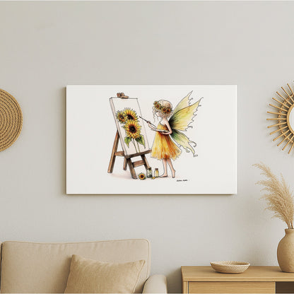 Crafting Painting Fairy Canvas
