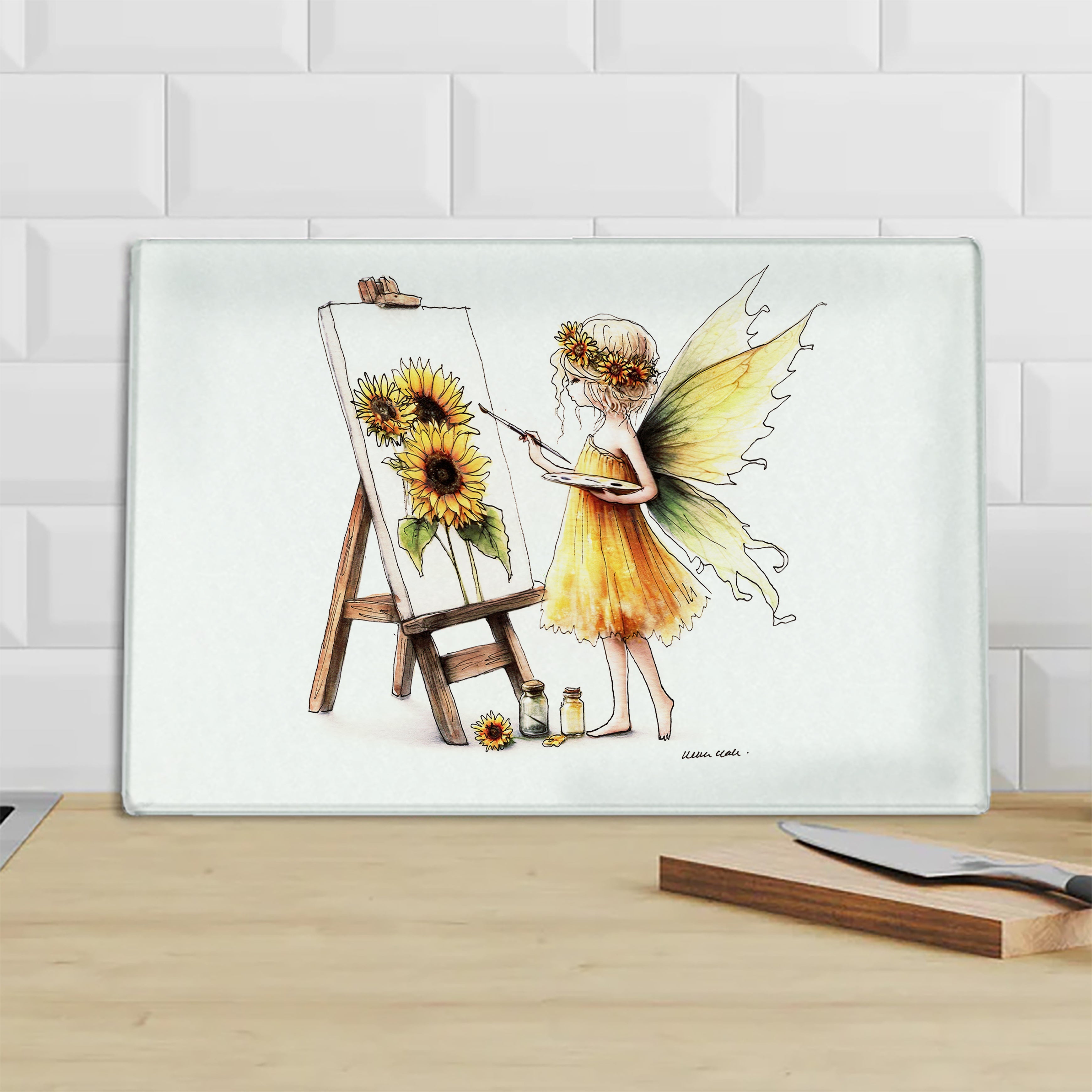 Crafting Painting Fairy Chopping Board