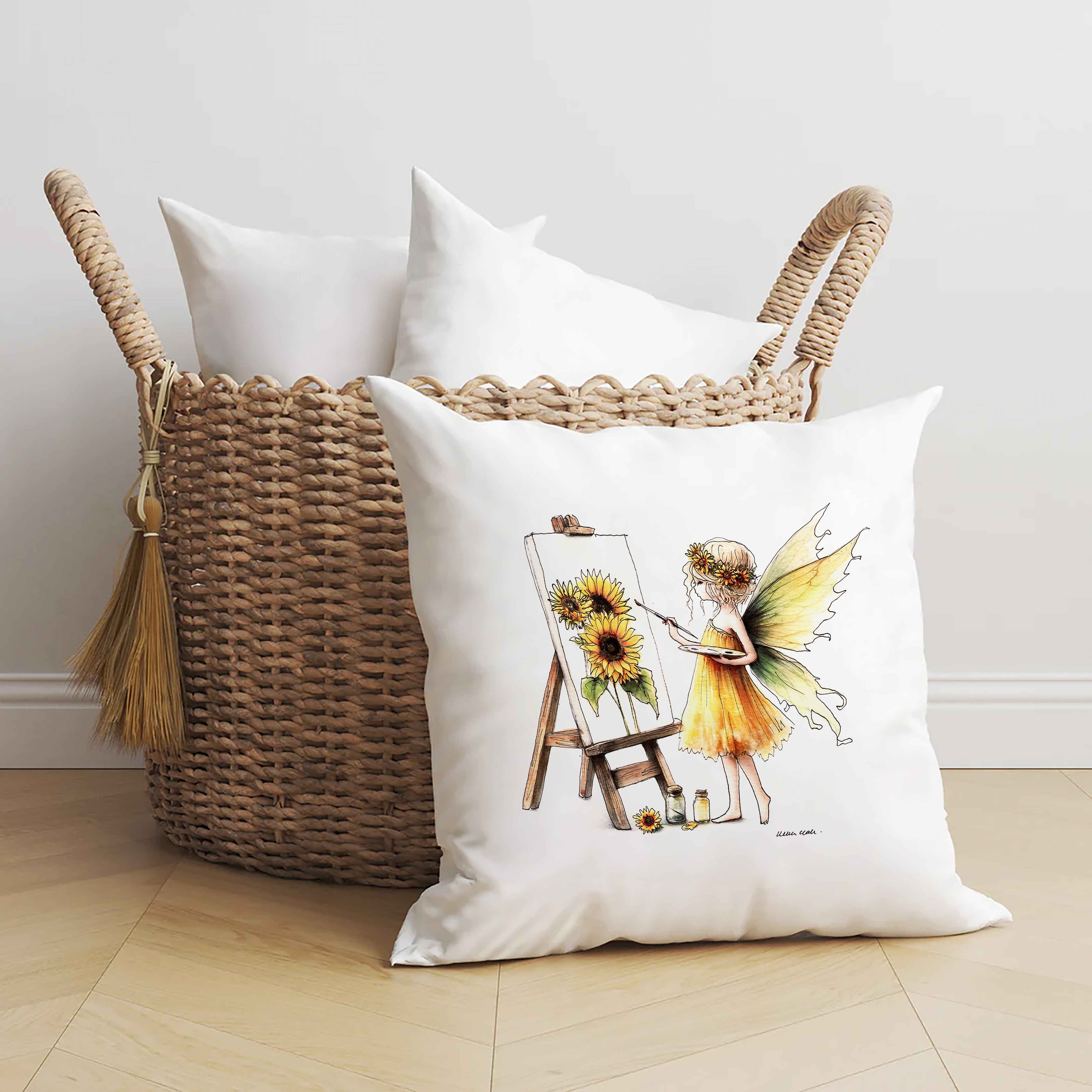 Crafting Painting Fairy Cushion