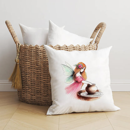 Crafting Pottery Fairy Cushion