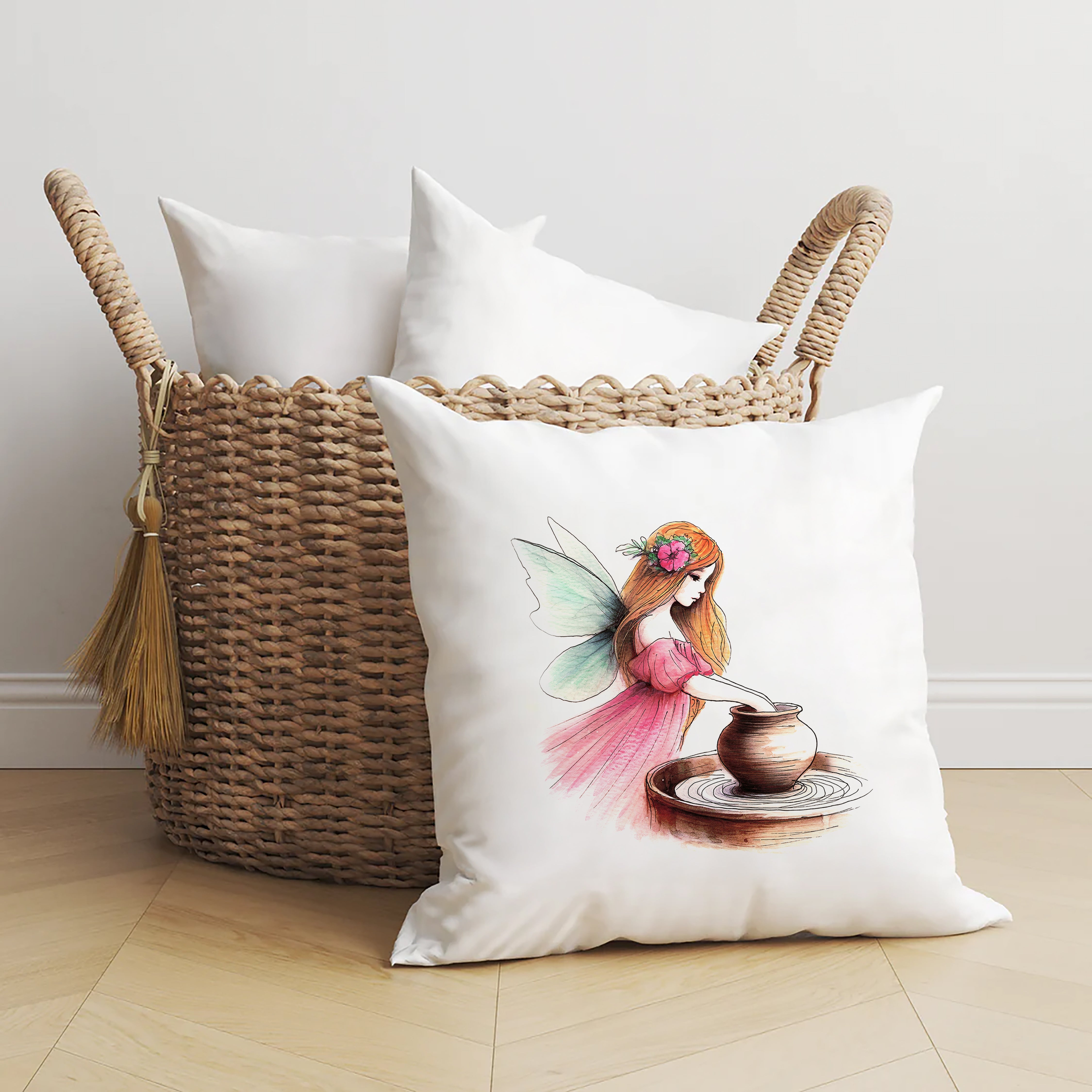Crafting Pottery Fairy Cushion