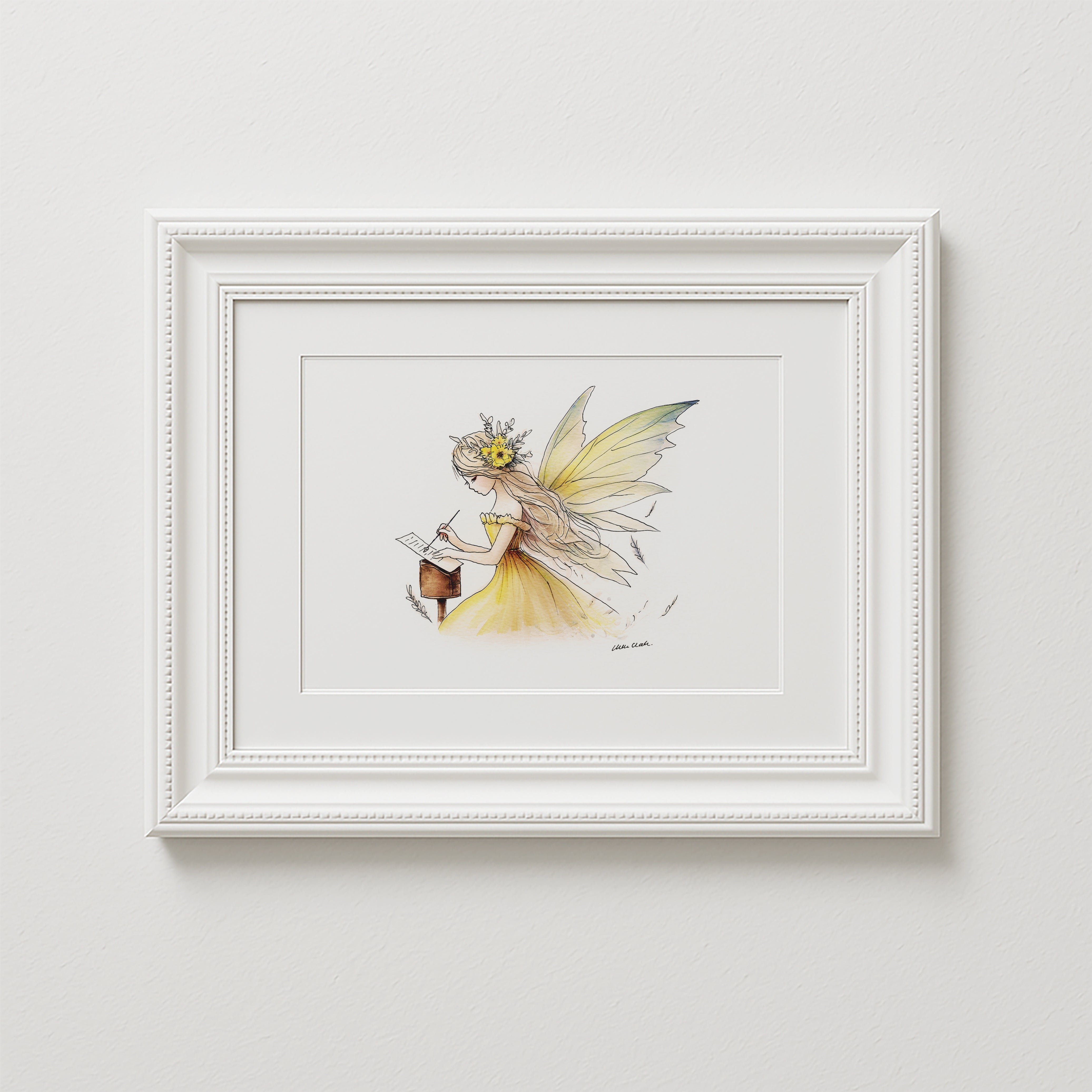 Crafting Scrapbooking Fairy Art Print