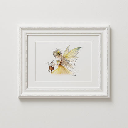 Crafting Scrapbooking Fairy Art Print
