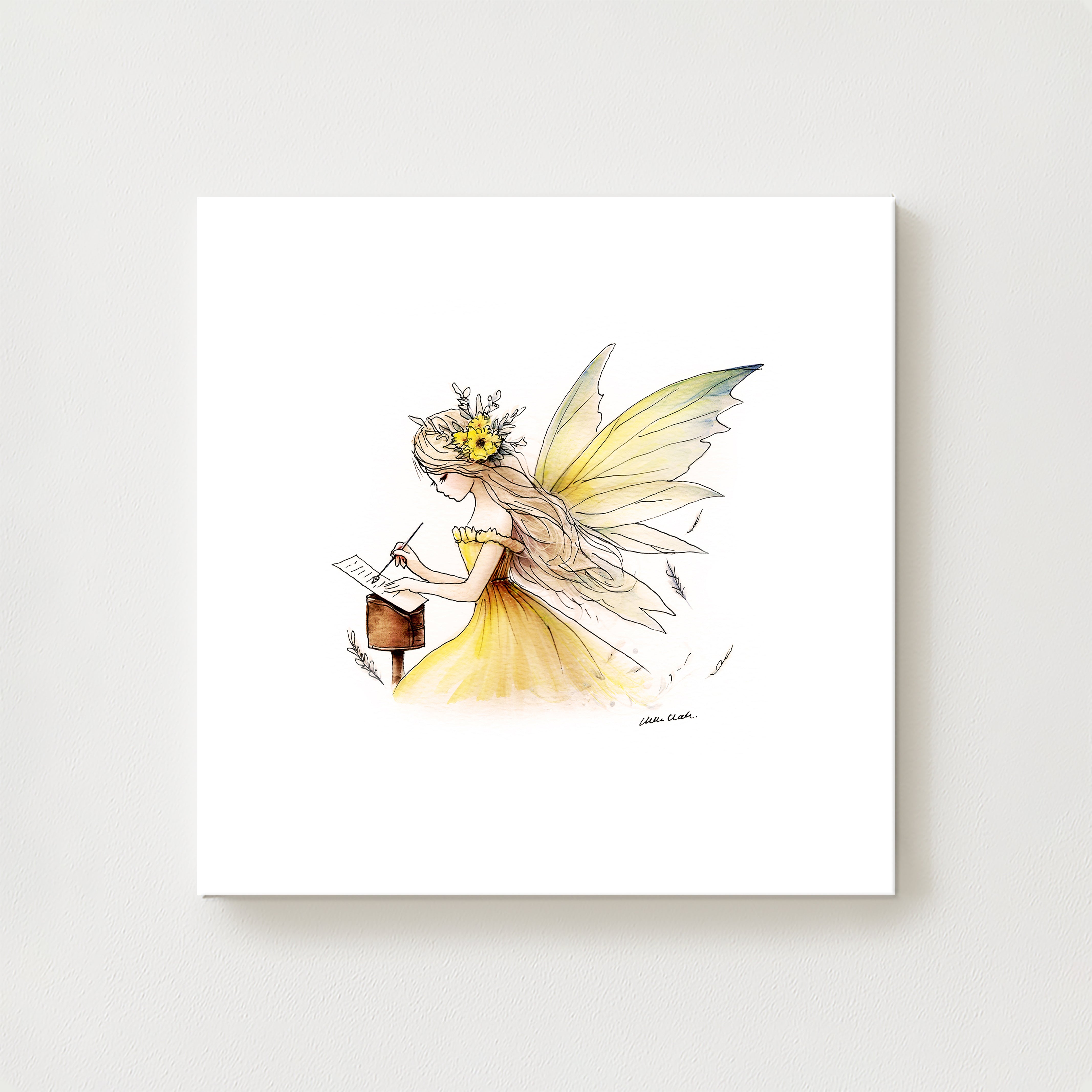 Crafting Scrapbooking Fairy Canvas