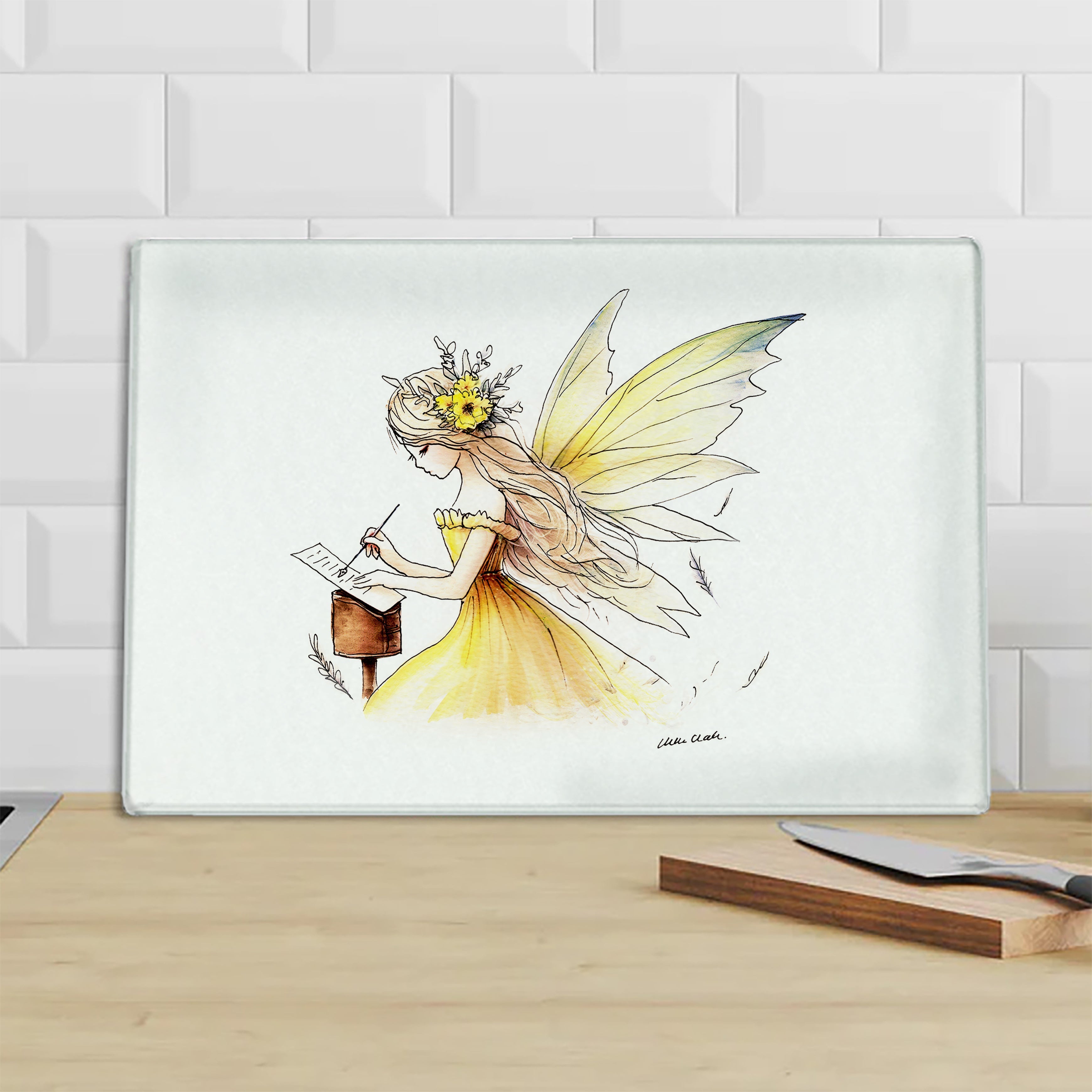 Crafting Scrapbooking Fairy Chopping Board
