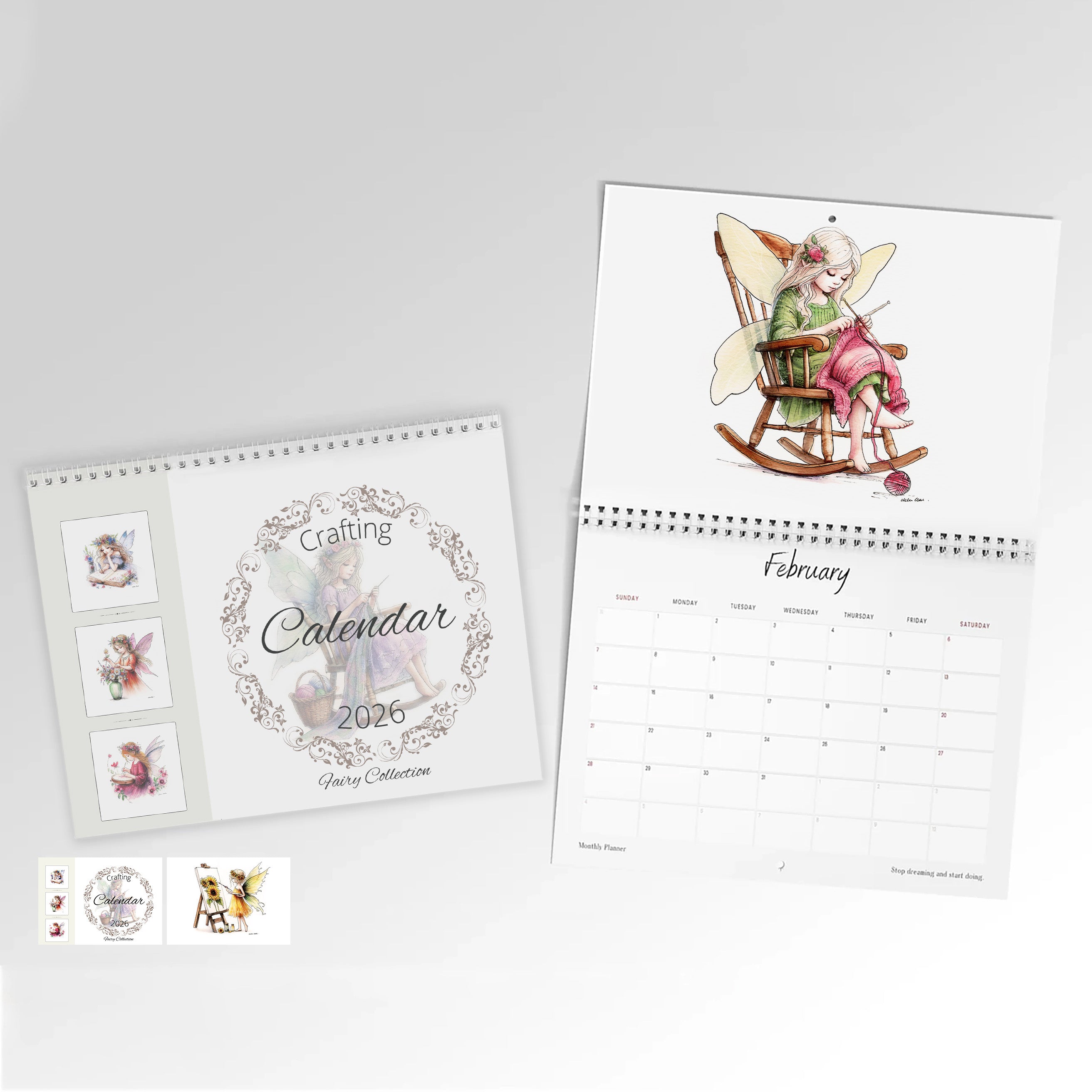 Crafting Fairies 2026 Calendar