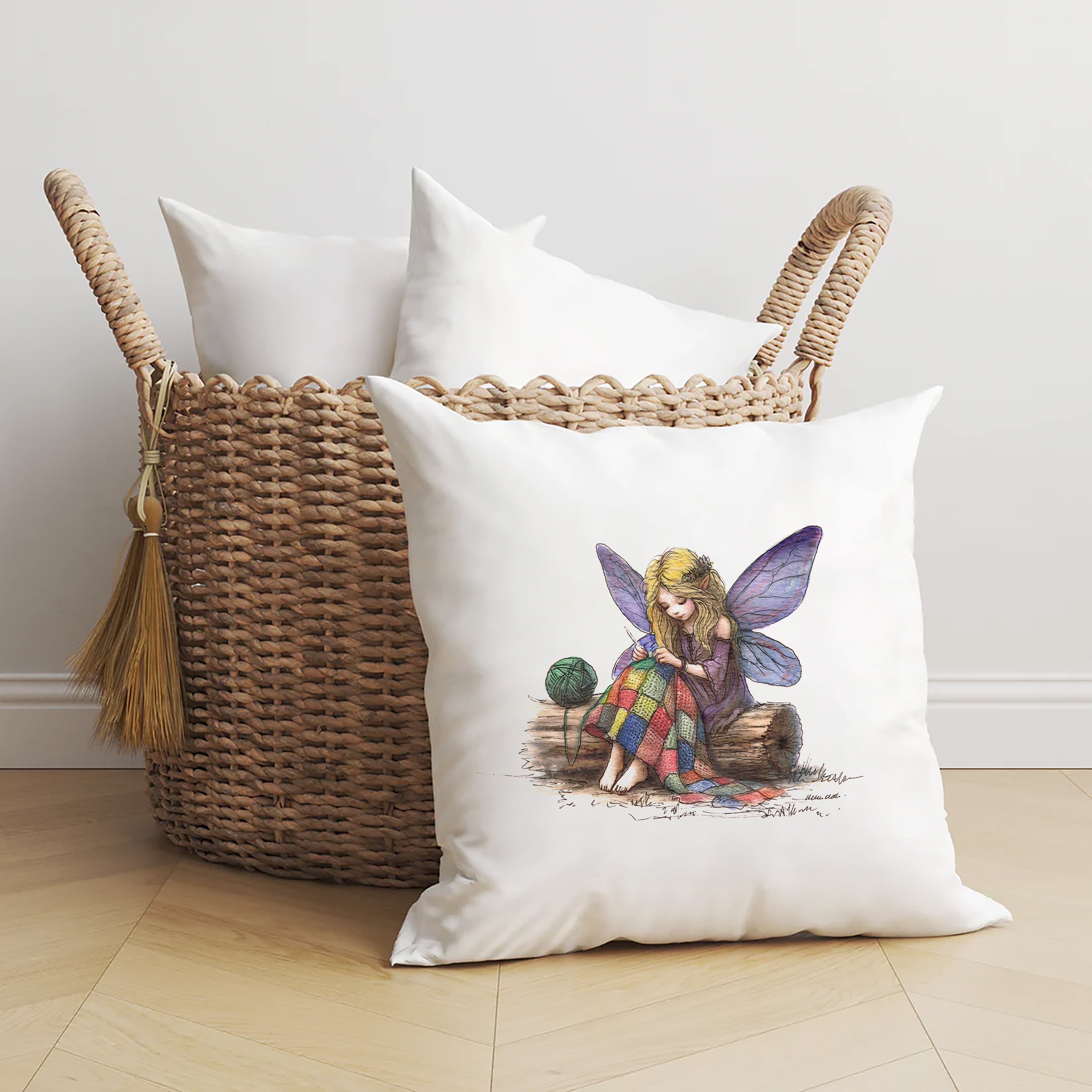Crochet Fairy Cushion