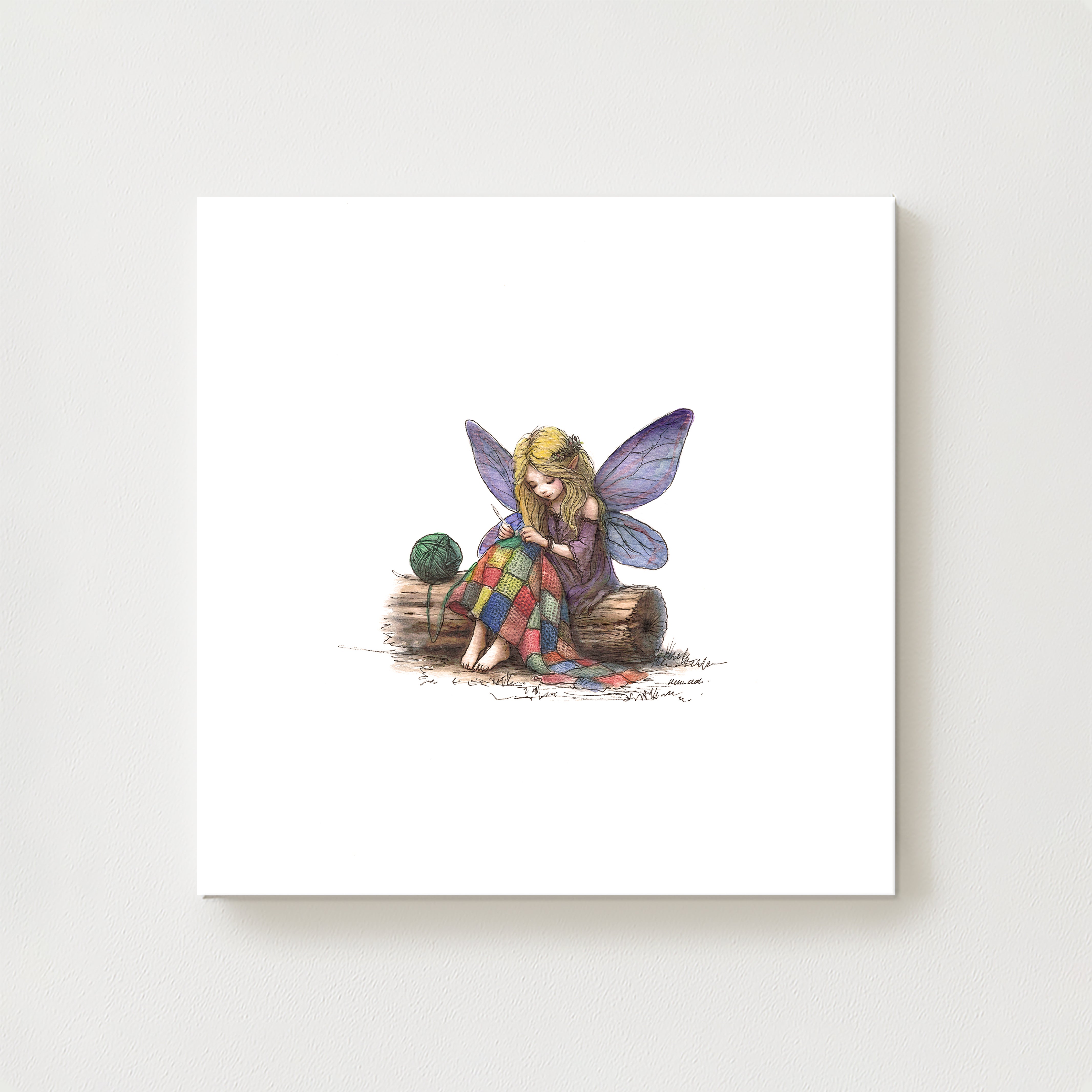 Crochet Fairy Canvas