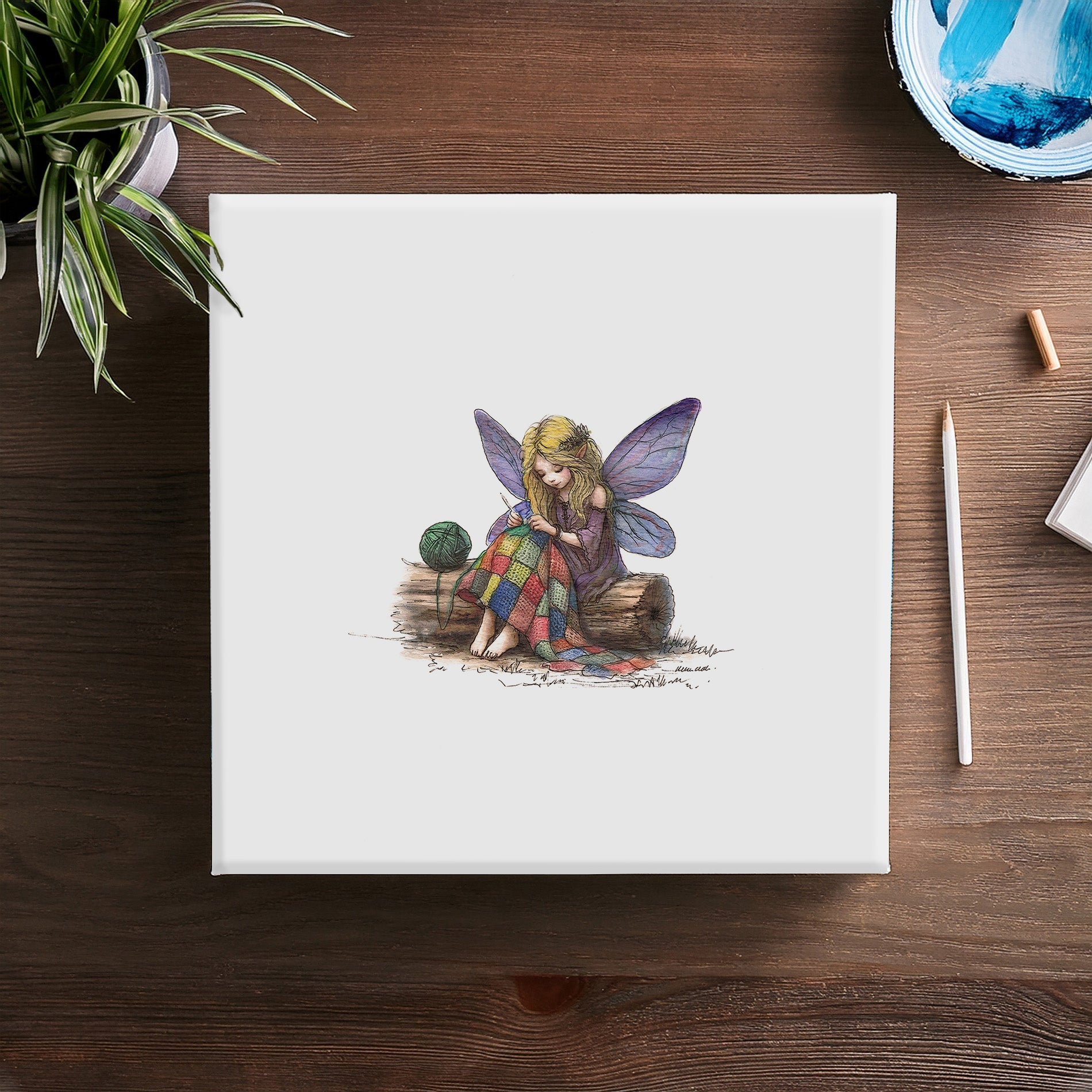 Crochet Fairy Canvas