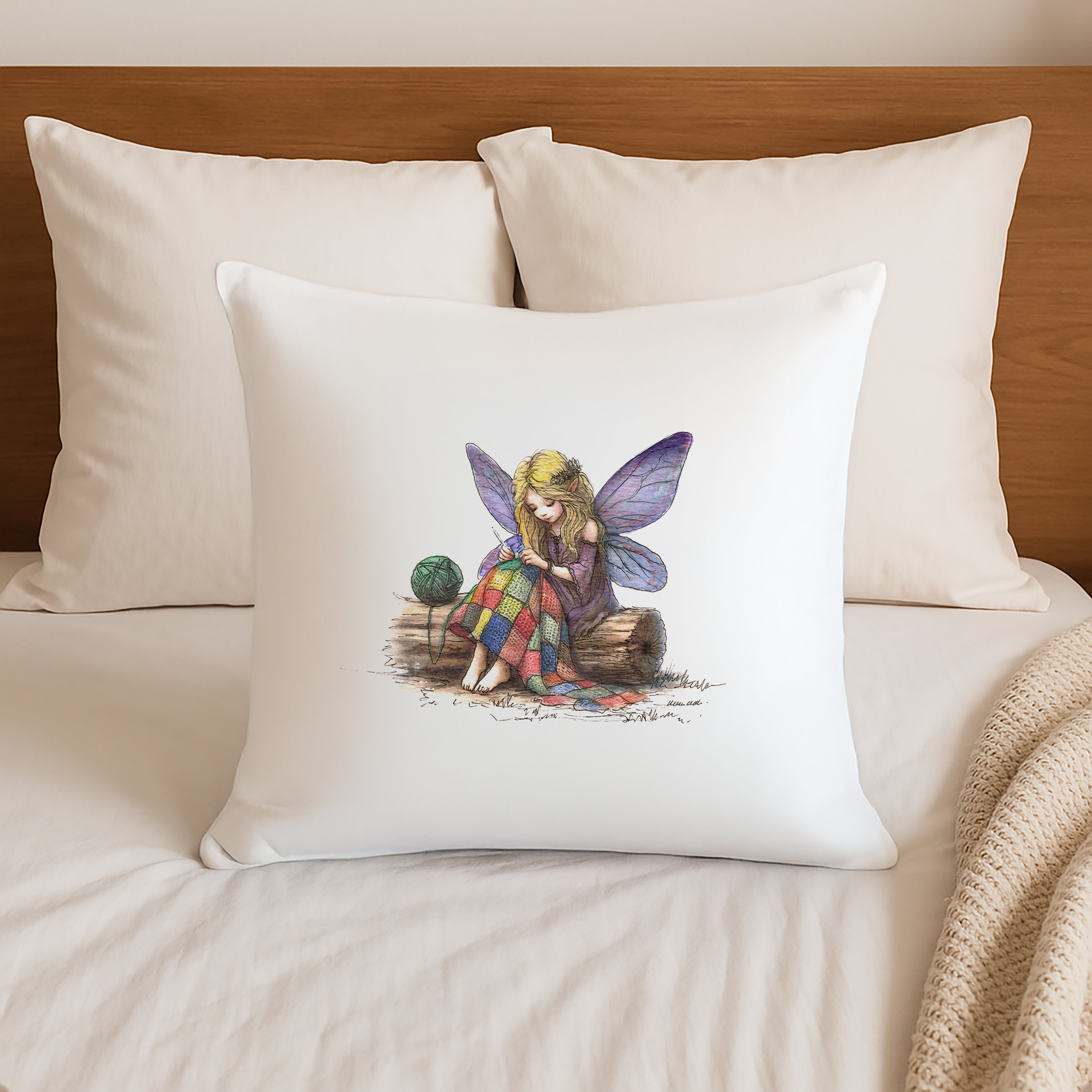 Crochet Fairy Cushion