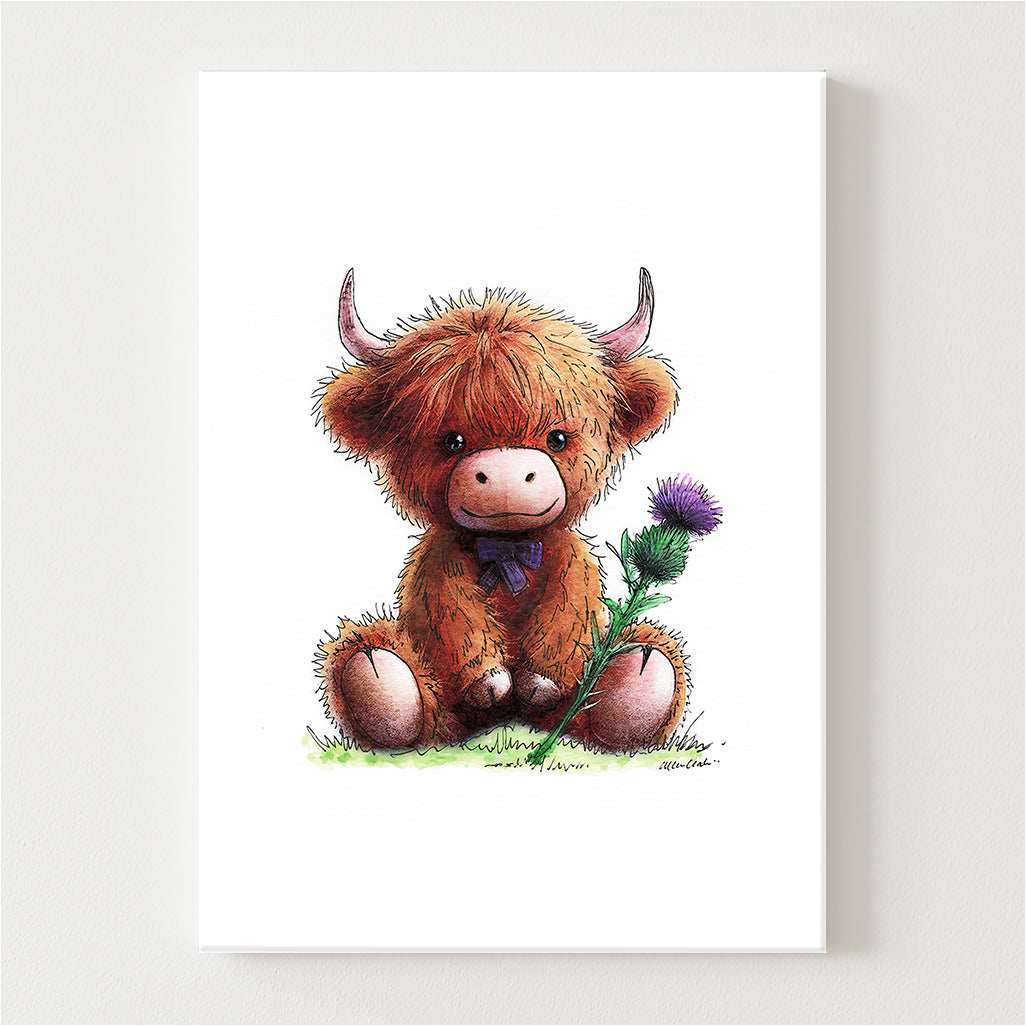 Cuddles And Thistles Canvas