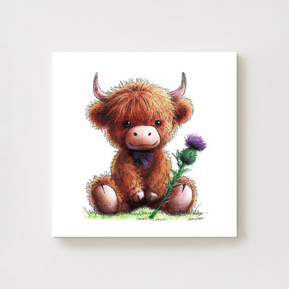 Cuddles And Thistles Canvas