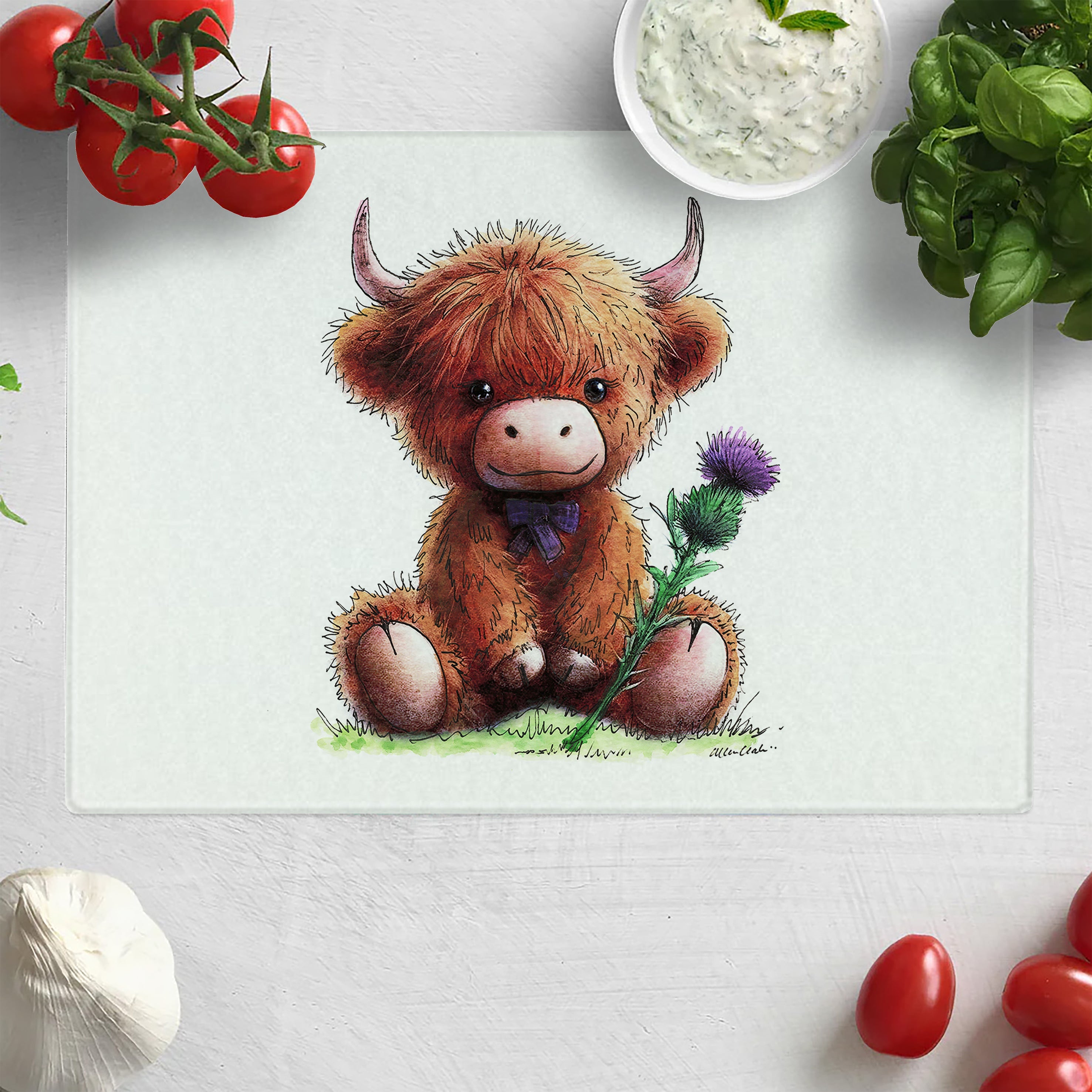Cuddles And Thistles Chopping Board