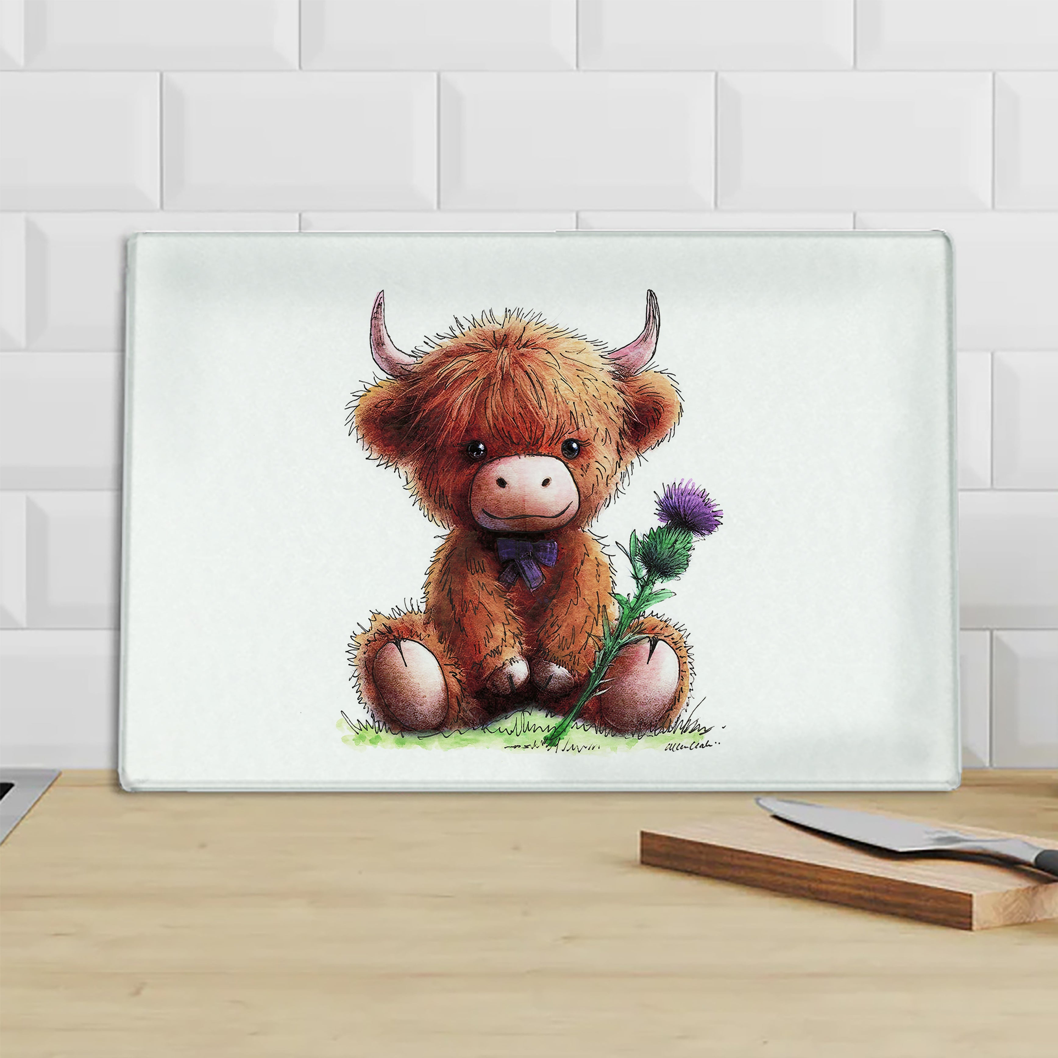 Cuddles And Thistles Chopping Board