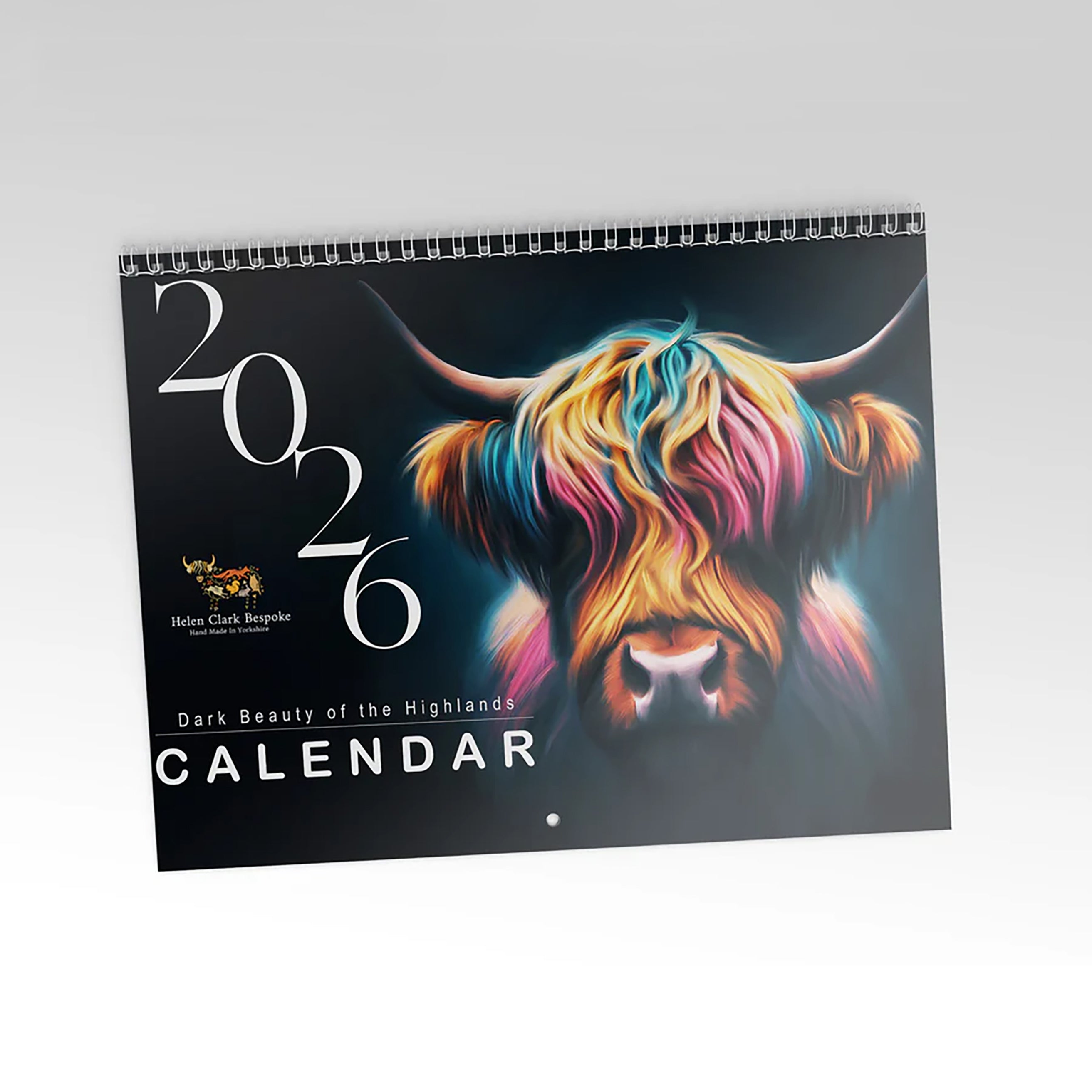 Dark Beauty of the Highlands 2026 Calendar