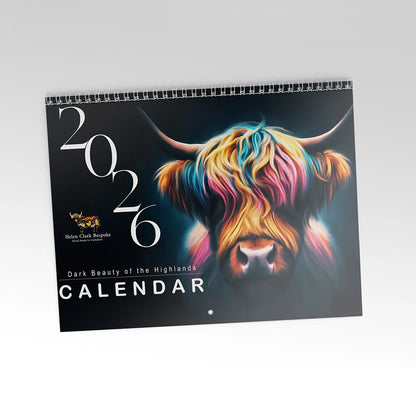 Dark Beauty of the Highlands 2026 Calendar